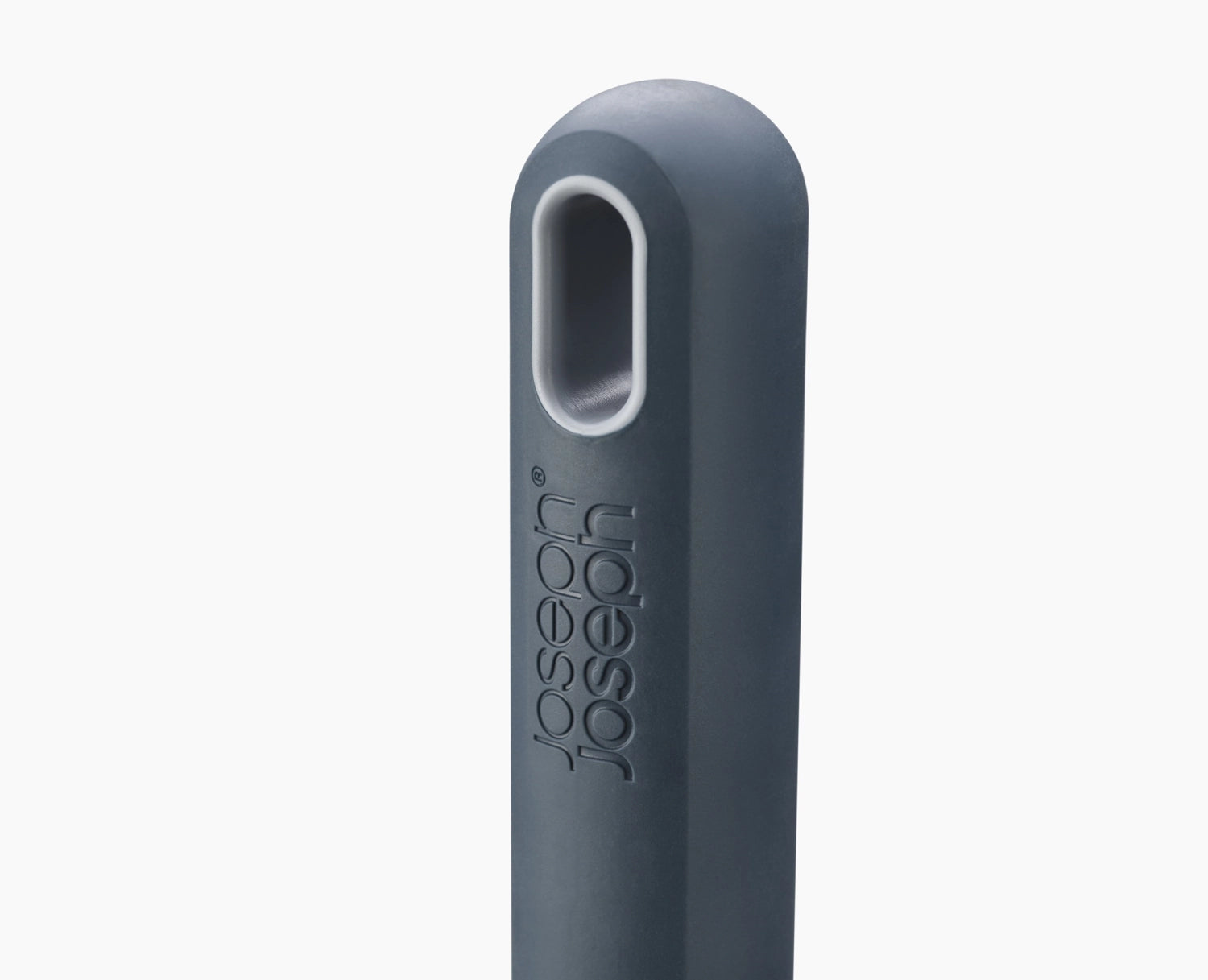 Praktischer CleanStore Besen in Blau mit langen Borsten von Joseph Joseph, perfekt für effizientes Fegen und müheloses Reinigen in jedem Zuhause.