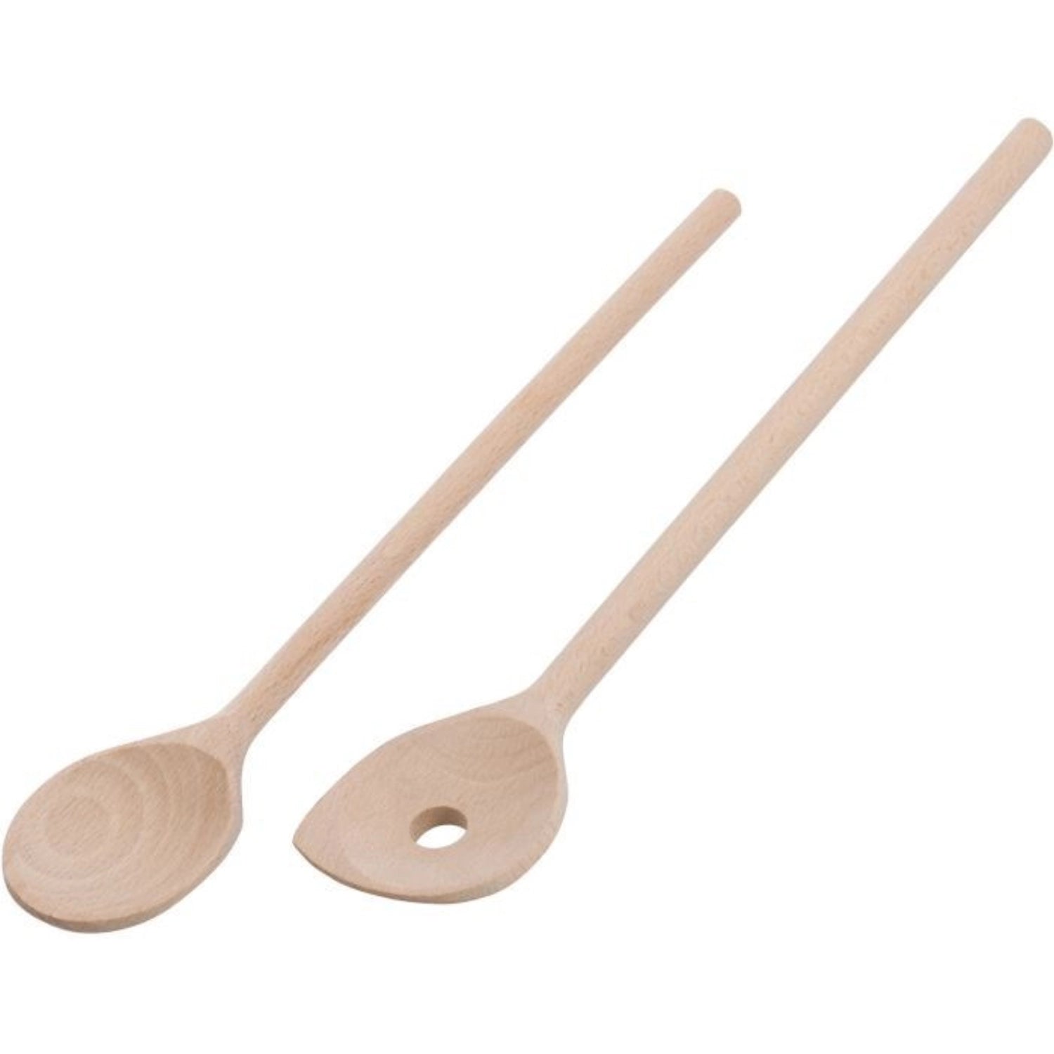 Zwei hochwertige Rührlöffel aus Naturholz von Westmark, ideal für die Küche. Perfekt zum Kochen und Backen, langlebig und umweltfreundlich.