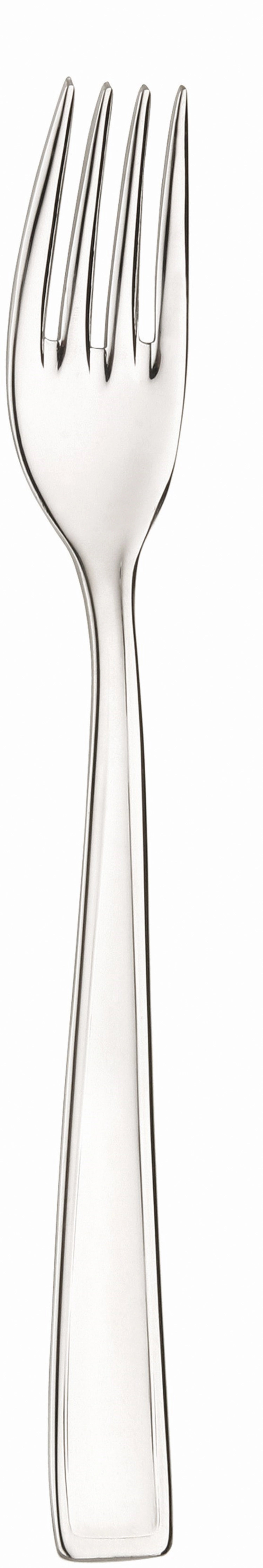 Elegante Beta Kuchengabel von Pintinox, 15.9 cm lang, ideal für Desserts und Kuchen, aus hochwertigem Edelstahl gefertigt.