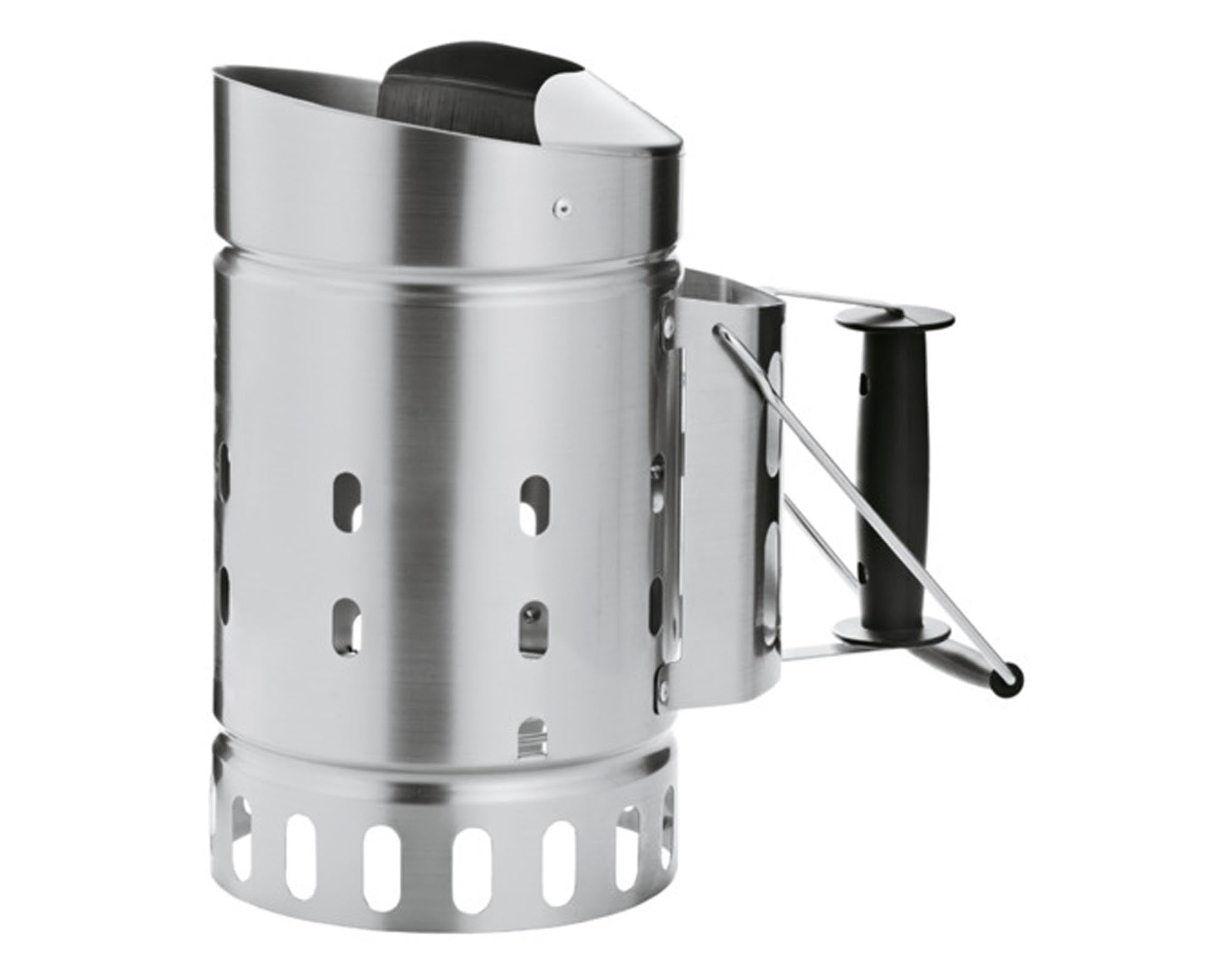 Entdecken Sie den RÖSLE Anzündkamin Inox ø19 cm – hochwertiges Grillzubehör für effizientes Anzünden und perfekte Grillabende.