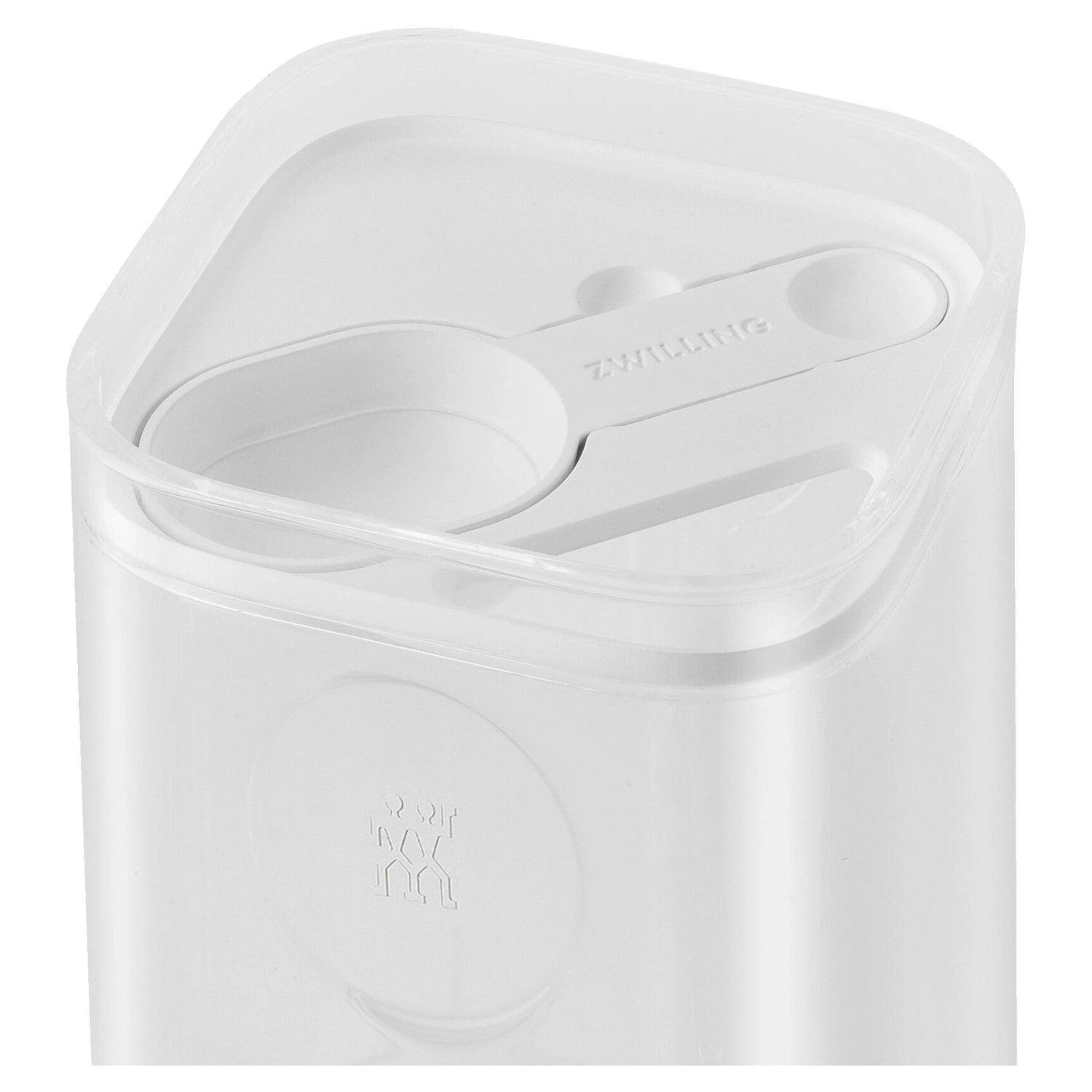 Sechsteiliges Vakuum-Set von Zwilling in transparent-weiß, perfekt für die luftdichte Lagerung und Frischhaltung von Lebensmitteln.