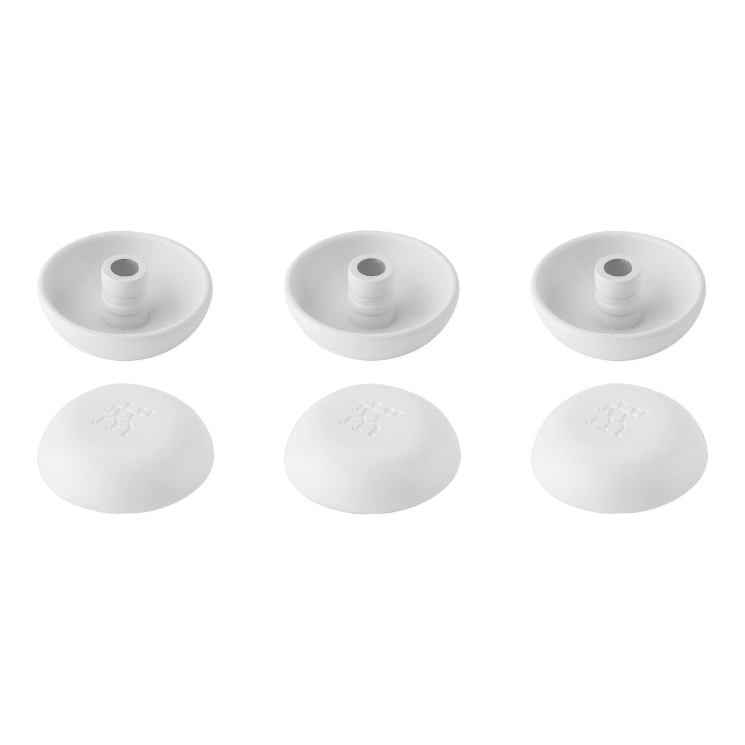 Sechsteiliges Cube Diffusorenset in Weiß von Zwilling, ideal für die luftdichte Aufbewahrung und Frischhaltung von Lebensmitteln.