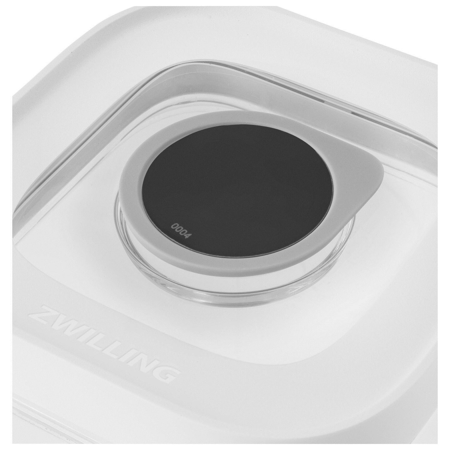 Effizientes 3-teiliges Etikettenpositioniererset von Zwilling, perfekt zum präzisen Anbringen von Etiketten beim Vakuumieren von Lebensmitteln.