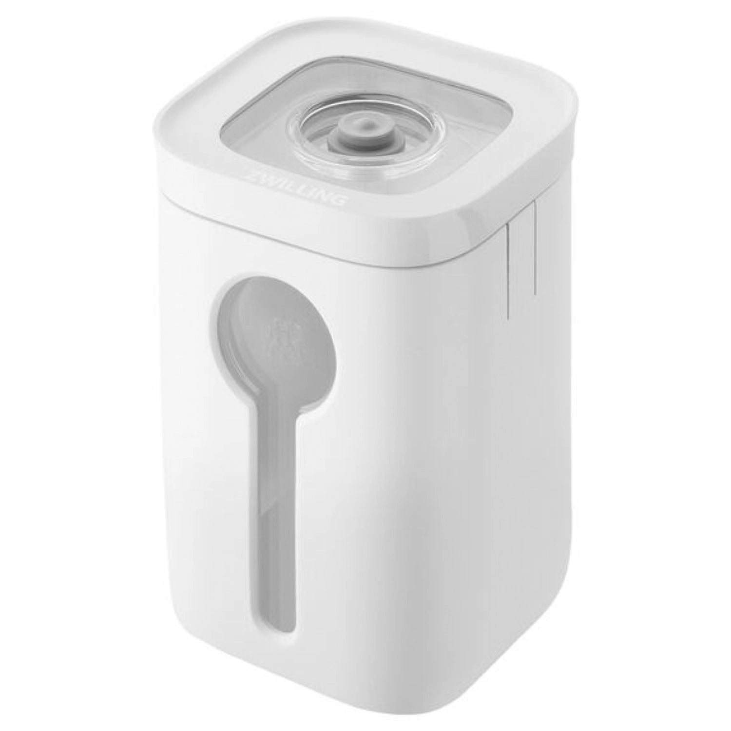 Elegantes Cube Cover 2S in reinem Weiß von Zwilling, perfekt für die Vakuumversiegelung von Lebensmitteln und deren Frischeerhalt.