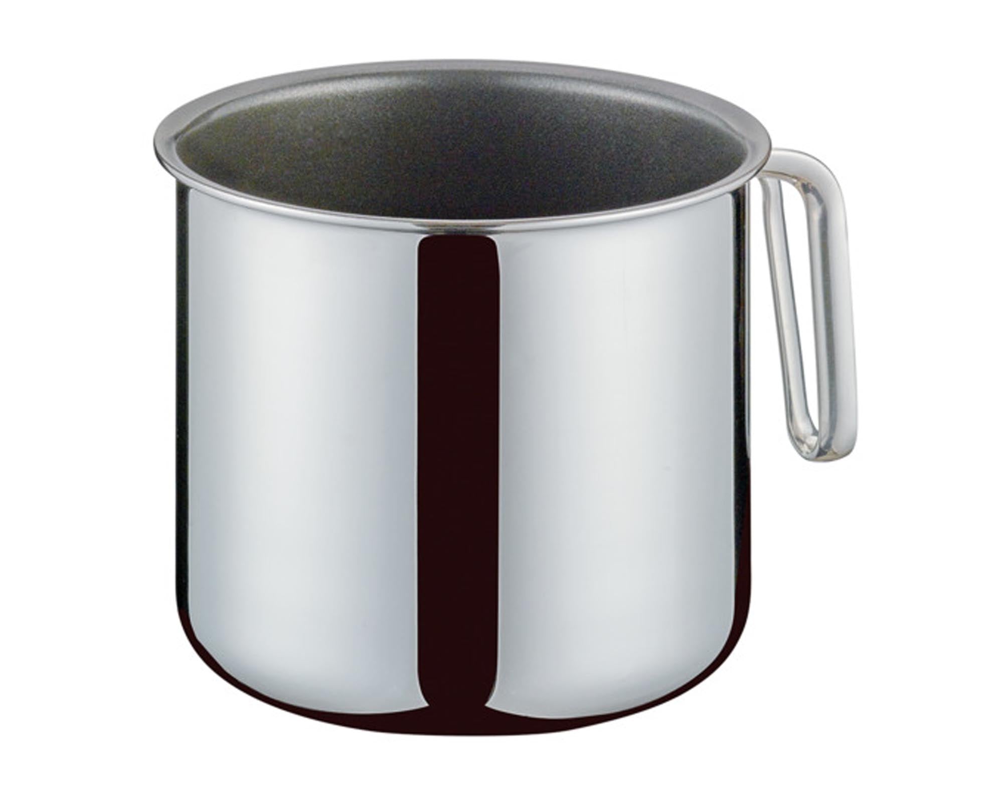 Eleganter SPRING Milchtopf Cristal (ø 14 cm) aus robustem Material mit Antihaftbeschichtung, perfekt für die Zubereitung von Saucen und Milch.