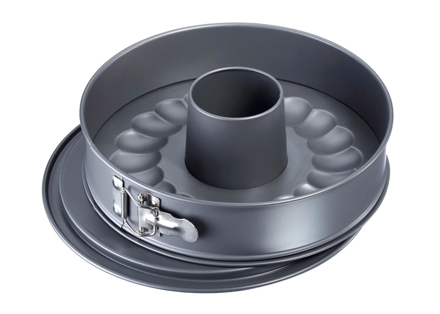 Die Westmark Backprofi Springform D28cm mit zwei Böden sorgt für perfekte Backergebnisse und ist dank der Antihaftbeschichtung leicht zu handhaben.
