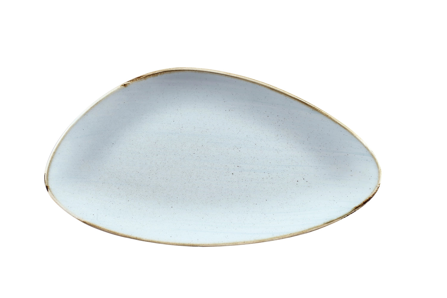 Stonecast Duck Egg Blue Triangel Platte 35.5x18.8 in Blau präsentiert im Onlineshop von KAQTU Design AG. Teller ist von Rosenthal