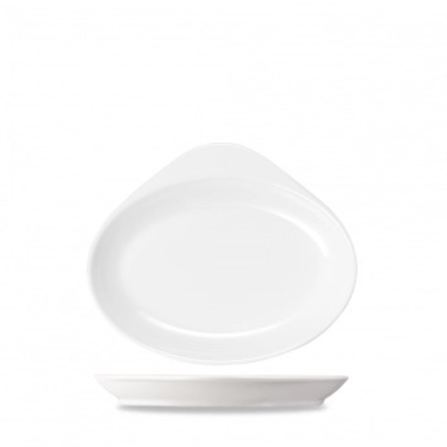 Elegante ovale Platte (16,2 cm) aus der Alchemy Kollektion von Churchill, ideal für ansprechende Servierideen und stilvolle Anlässe.