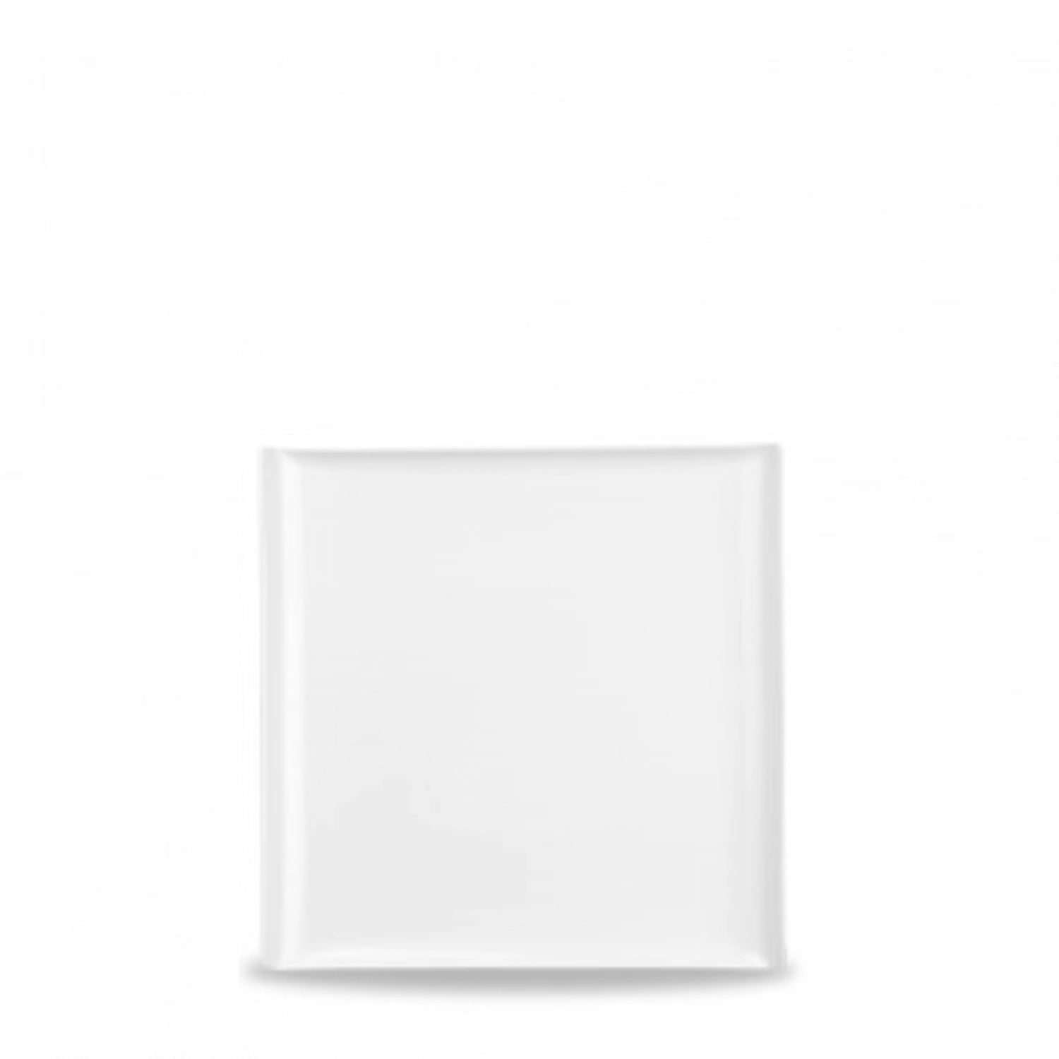 Weißes Alchmey Melamine Quadrat Buffet Tablett von Churchill, 30.3x30.3 cm, perfekt für elegante Präsentationen und festliche Anlässe.