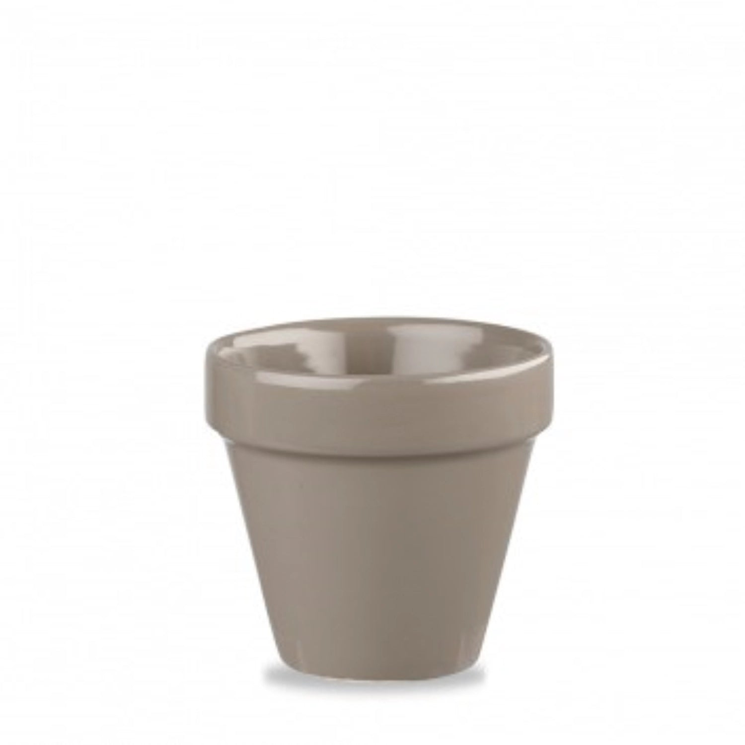 Eleganter grauer Peddle Topf von Churchill, perfekt für Aperitifs oder Snacks, mit einem Durchmesser von 10.9 cm und einem Fassungsvermögen von 48.3 cl.