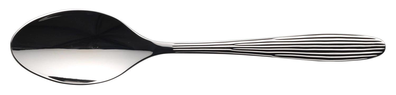 Stilvoller Agano Dessertlöffel von Churchill, 18.2 cm, perfekt für Desserts und süße Speisen, kombiniert Eleganz mit praktischer Handhabung.