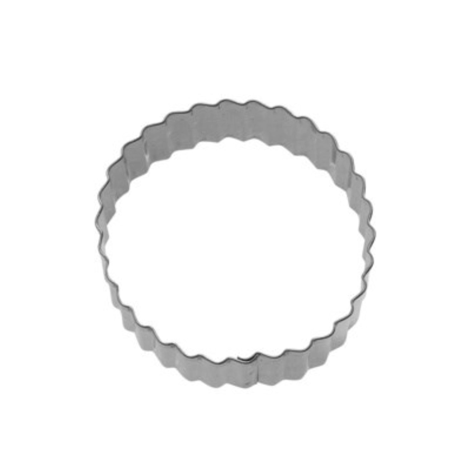 Set aus drei gewellten Ausstechformen in Ringform (Durchmesser: 4, 5, 6 cm) von Westmark, perfekt zum Ausstechen von Keksen und für kreative Backideen.