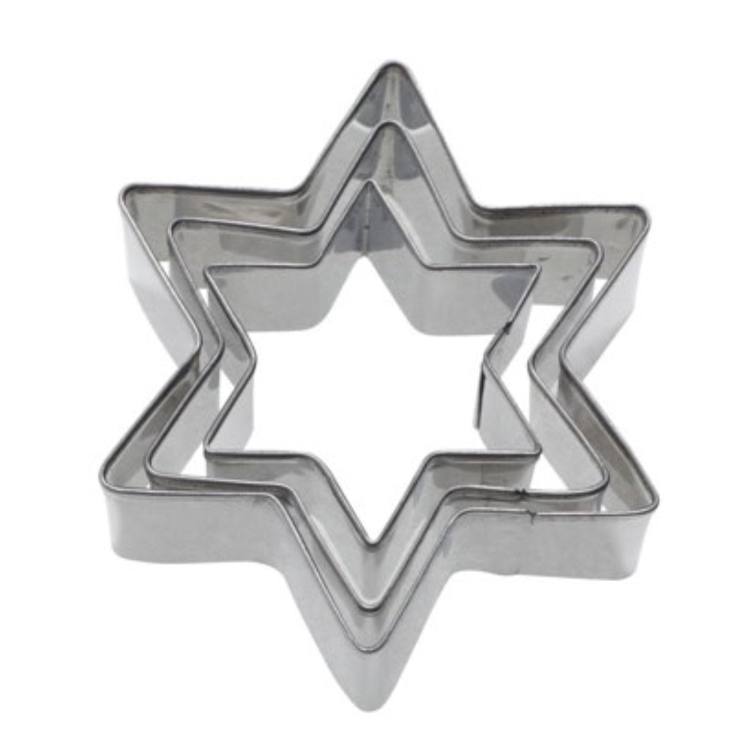 Set aus drei Stern-Ausstechformen von Westmark in den Größen 4, 5 und 6 cm, perfekt zum Ausstechen von Plätzchen und kreativen Backideen.