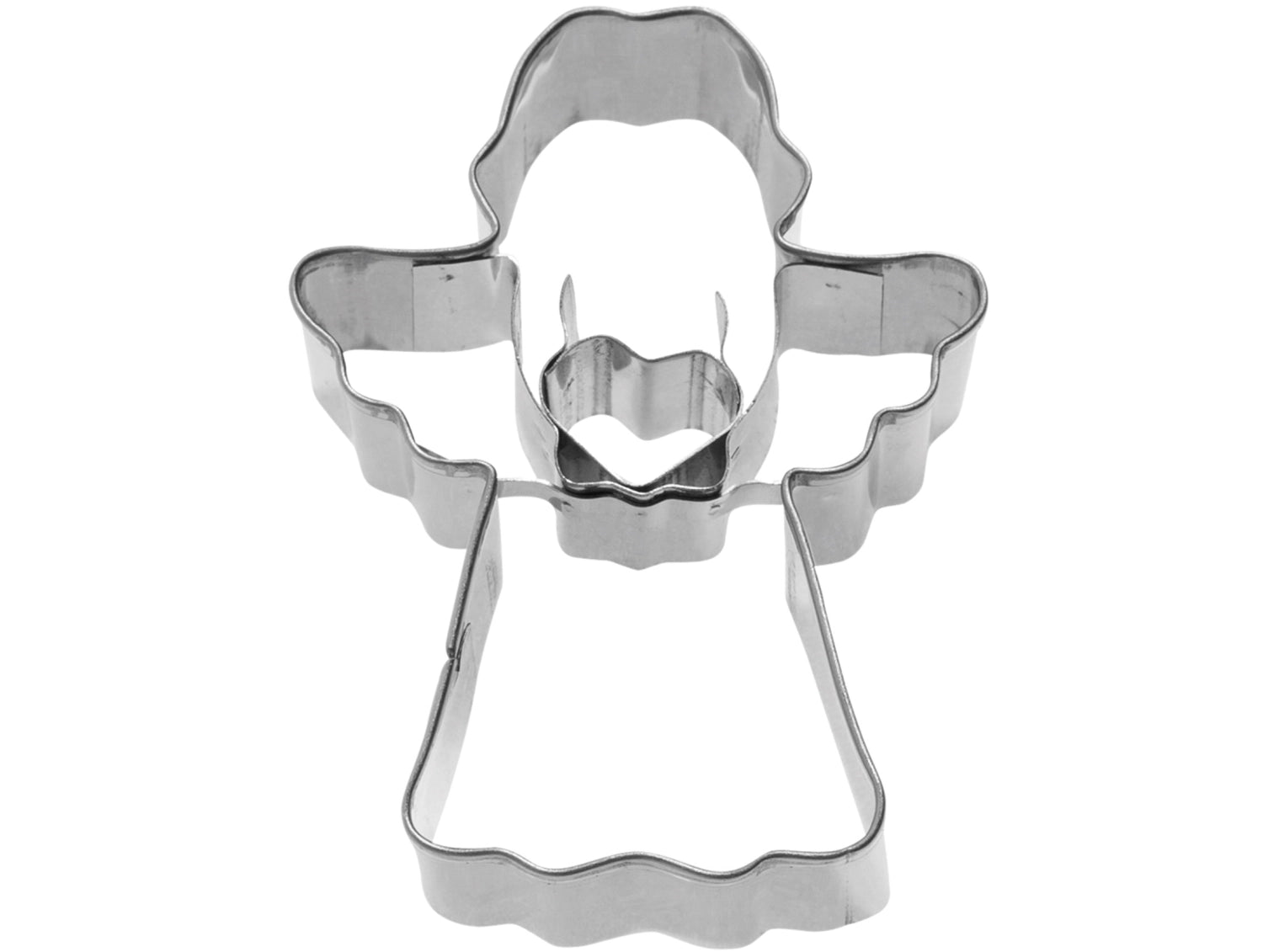 Ausstechform Engel 2D von Westmark, 7 cm groß. Perfekt für das Ausstechen von Plätzchen und Keksen in Engel-Form. Ideal für festliche Anlässe.