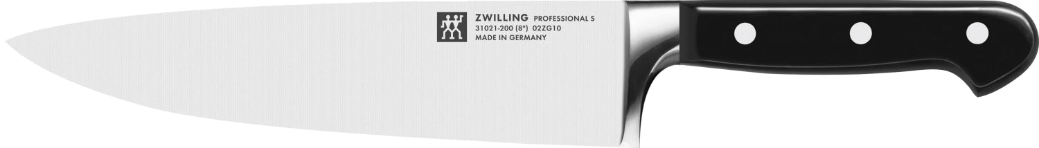 Stilvoller 7-teiliges Messerblock aus Bambus von Zwilling, ideal für die sichere und ordentliche Aufbewahrung Ihrer Küchenmesser.