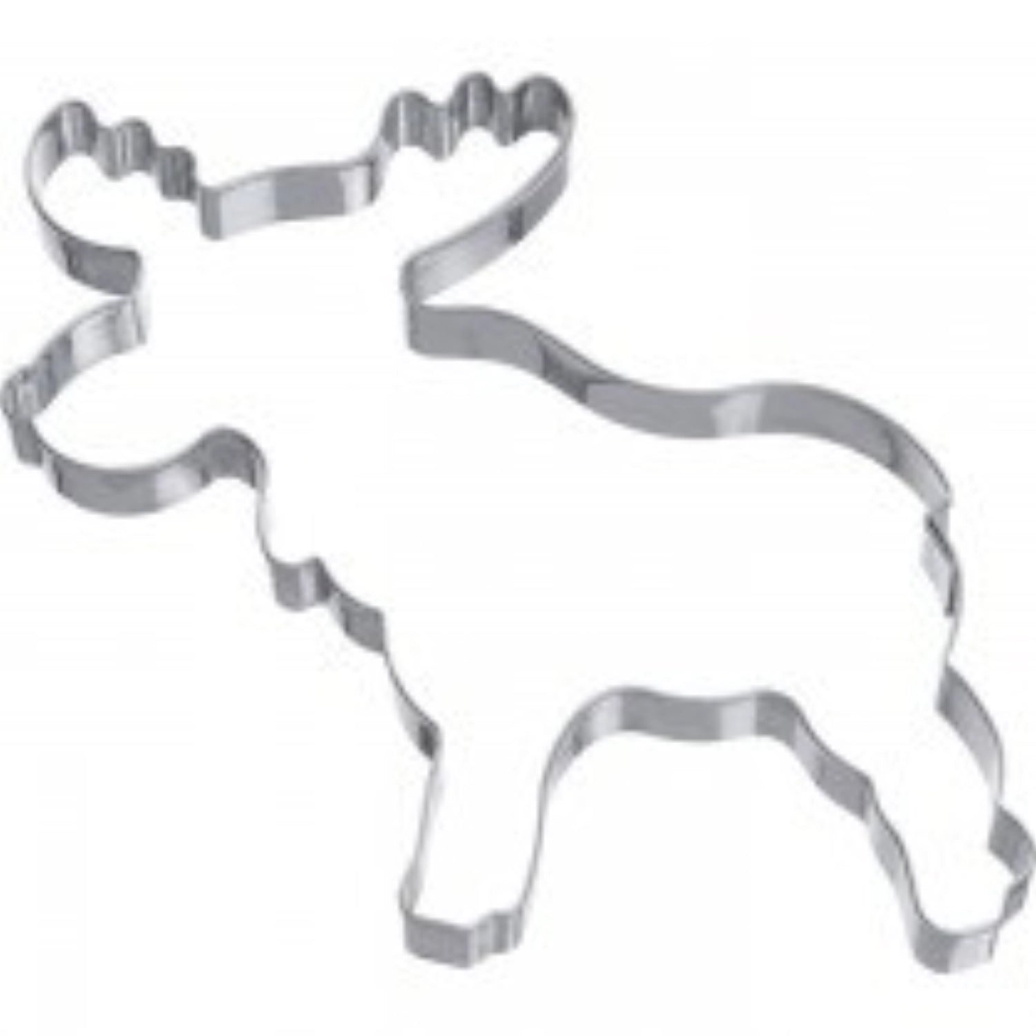 Ausstechform Elch, 7,5 cm, aus robustem Edelstahl, perfekt für festliche Plätzchen und kreative Backideen, erhältlich bei Westmark.