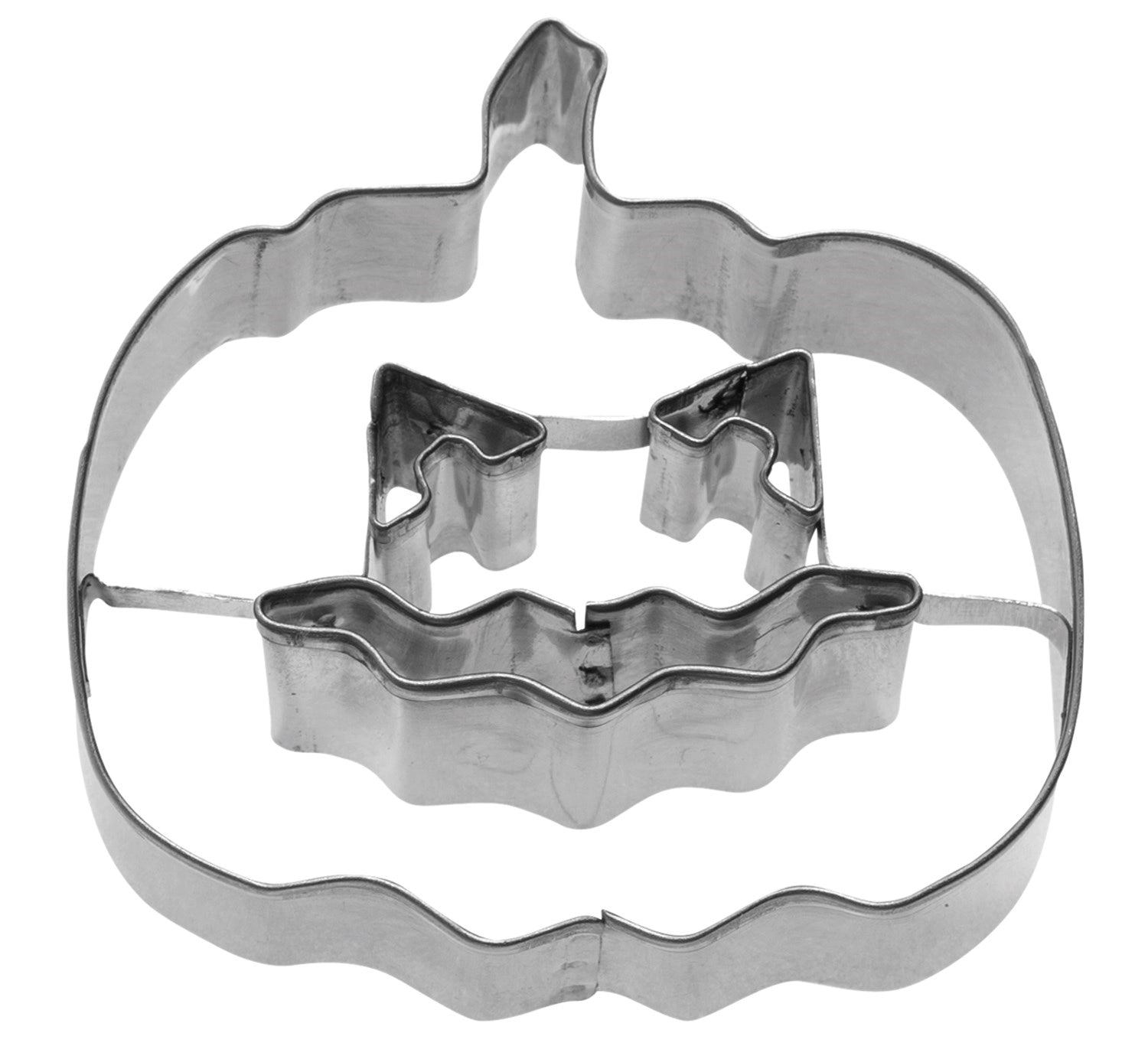 Ausstechform Kürbis von Westmark, 7 cm, ideal für herbstliche Backprojekte und Halloween-Kekse, bringt festliche Stimmung in Ihre Küche.