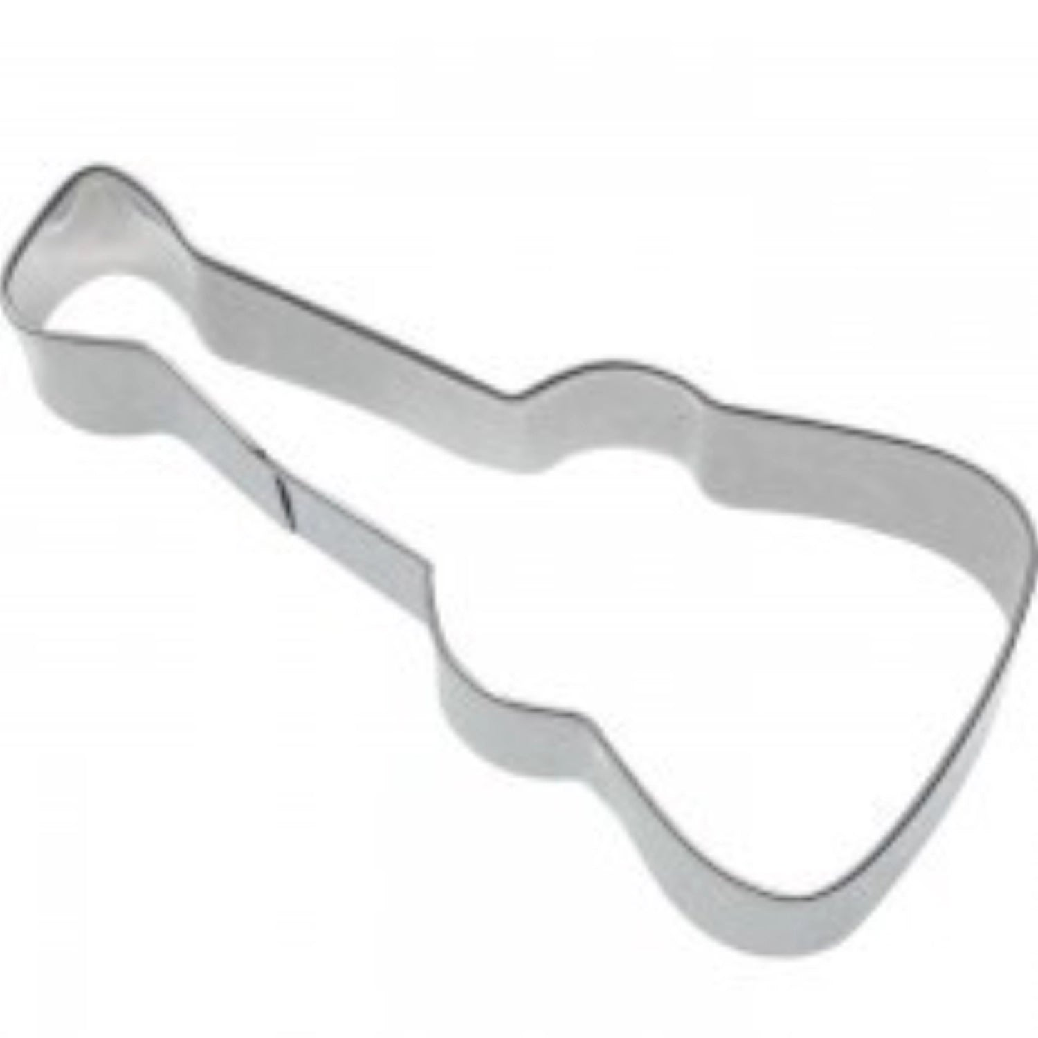 Die Ausstechform Gitarre von Westmark, 7 cm, perfekt für das Ausstechen von Plätzchen in Gitarrenform, ideal für Musikliebhaber und kreative Backideen.