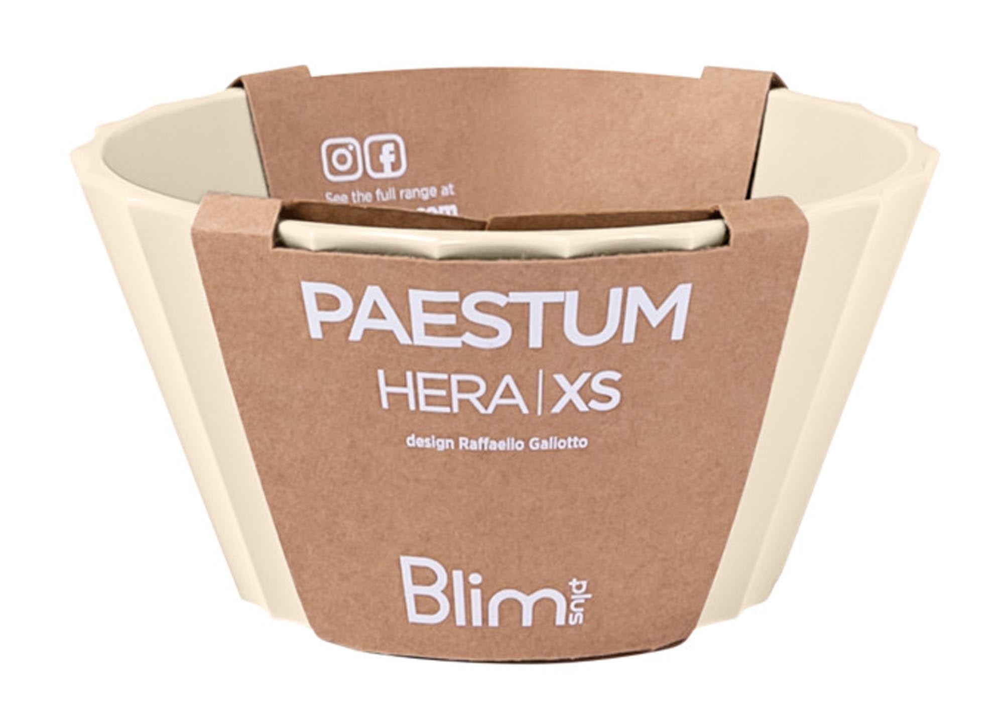 Elegante BLIM PLUS Schüssel Hera in Beige, Größe XS (ø 11 cm, H 6 cm) – perfekt für kleine Snacks und dekorative Akzente.