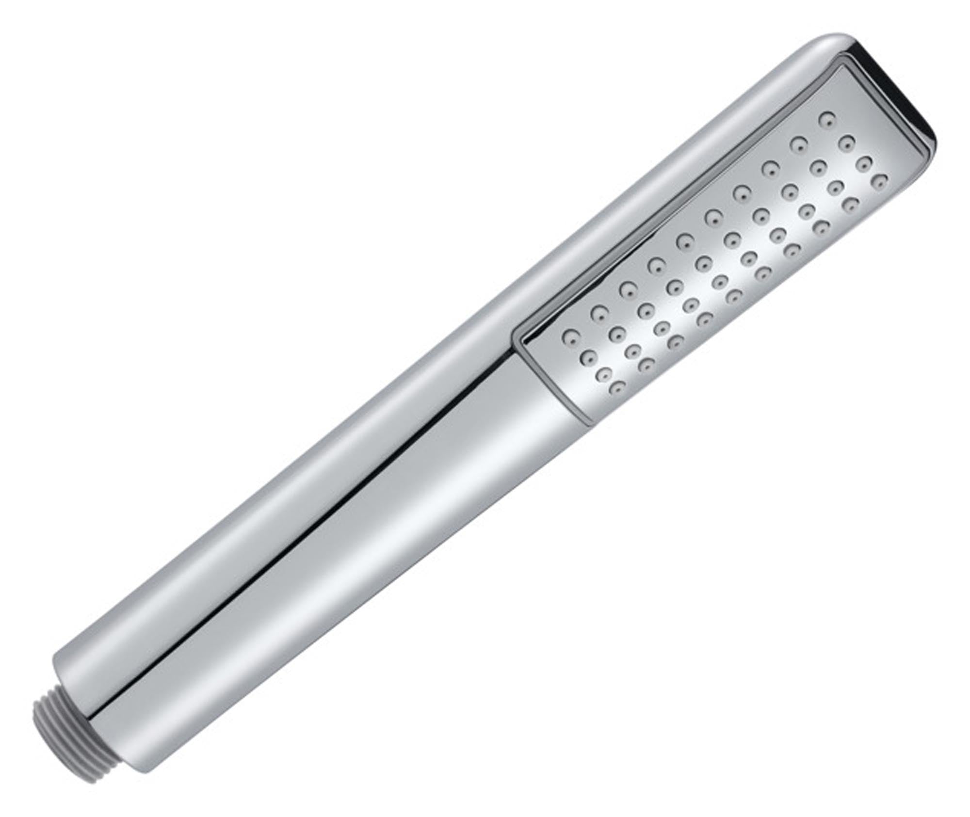 DIAQUA Brausegriff Wei PCR 1/2" 1 Jet: Moderner Duschgriff aus hochwertigem Kunststoff, umweltfreundlich, komfortabel in der Handhabung und einfach zu reinigen.