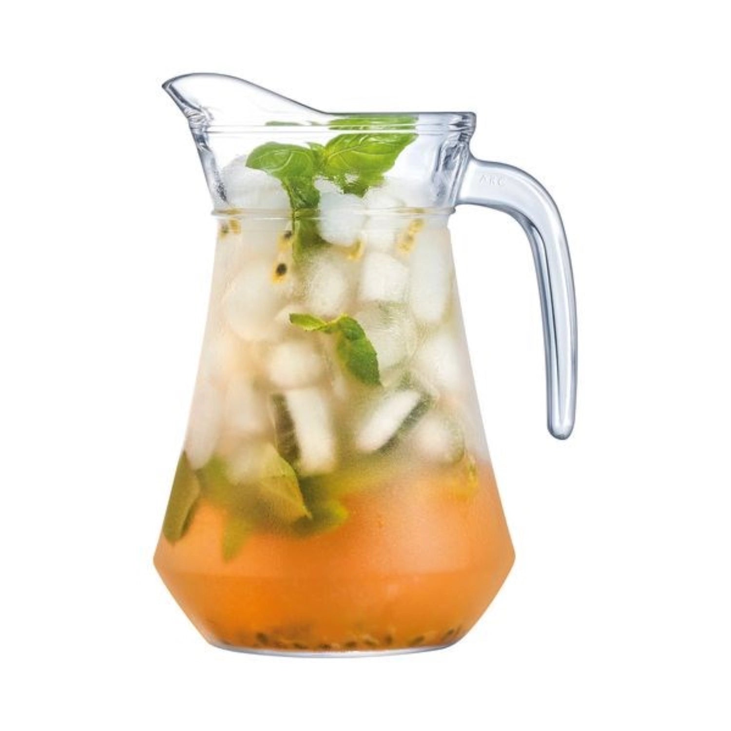 Stilvoller Arc Broc Krug mit 1 Liter Volumen, ideal für die Präsentation von Getränken und als dekoratives Element auf jedem Tisch.