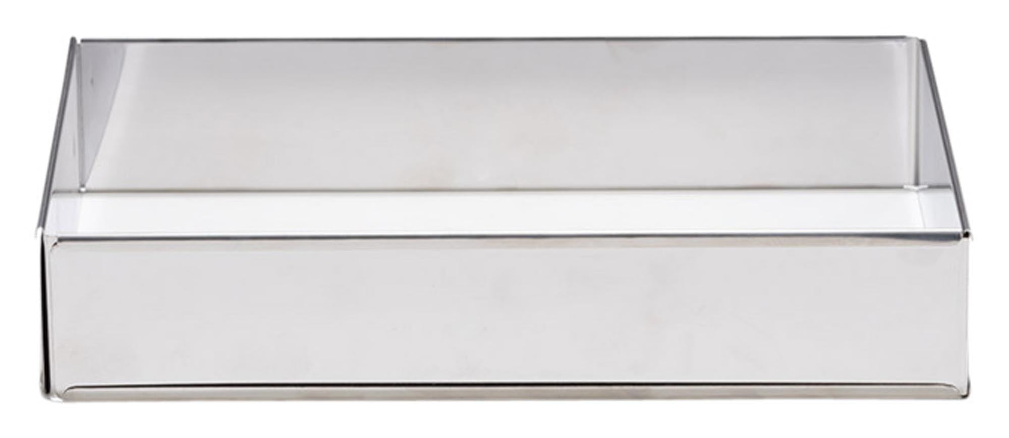 Verstellbarer PATISSE Backrahmen aus Edelstahl, ideal für das Backen von Torten und Quiches. Robuste Bauweise für perfekte Backergebnisse.