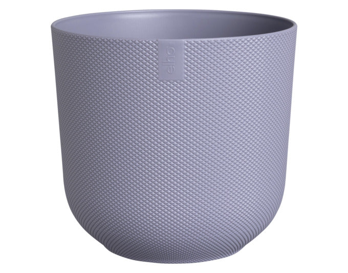ELHO Topf Jazz rund ø 26 cm in zartem Lavendel lila, ideal für Pflanzen im Innen- und Außenbereich, erhältlich bei KAQTU Design AG.
