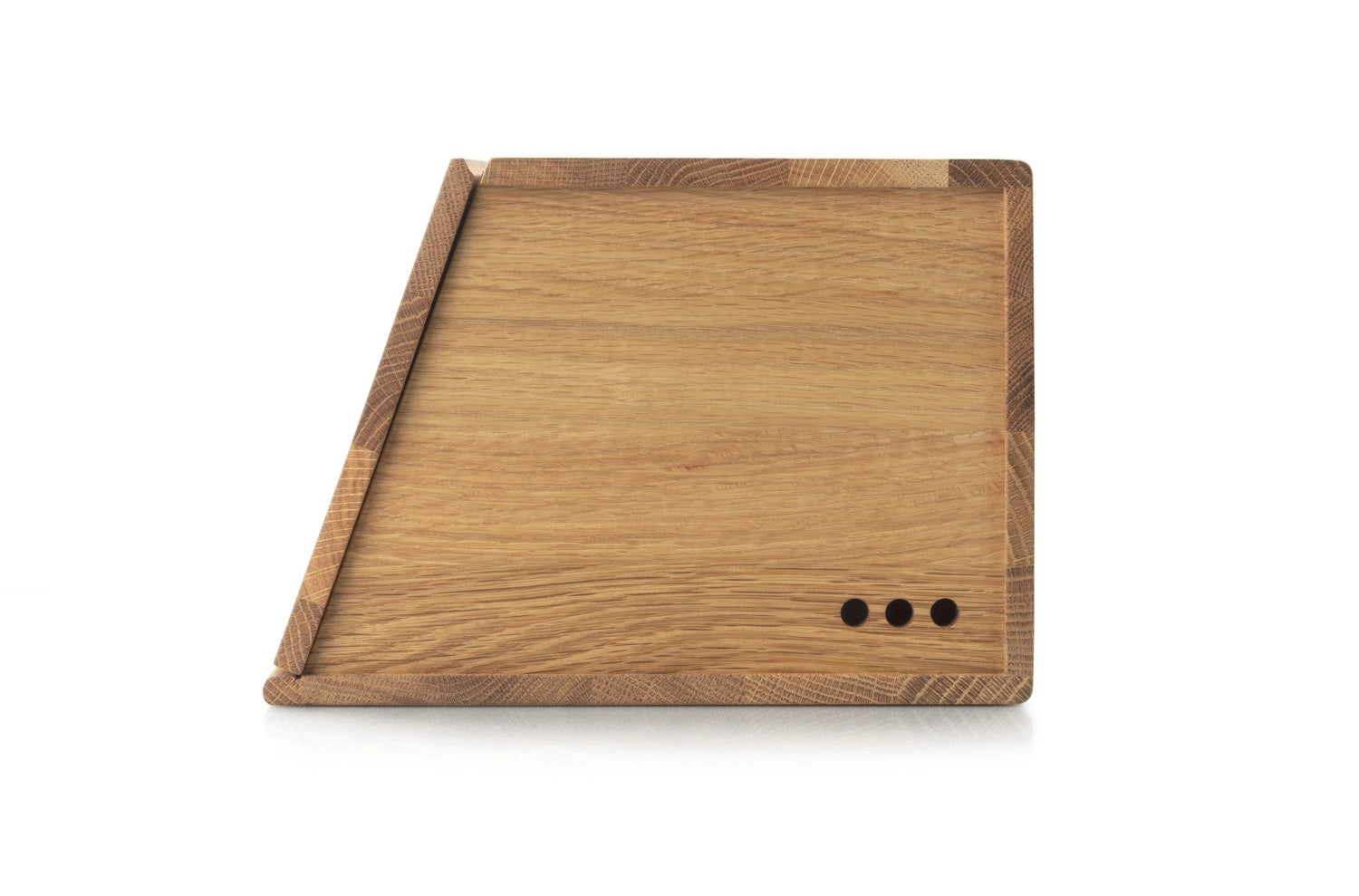 Eleganter Brotkasten aus Eiche, ideal für die stilvolle Aufbewahrung von Brot und Gebäck. Maße: 40x26x18.5cm, ein Must-Have für jede Küche.
