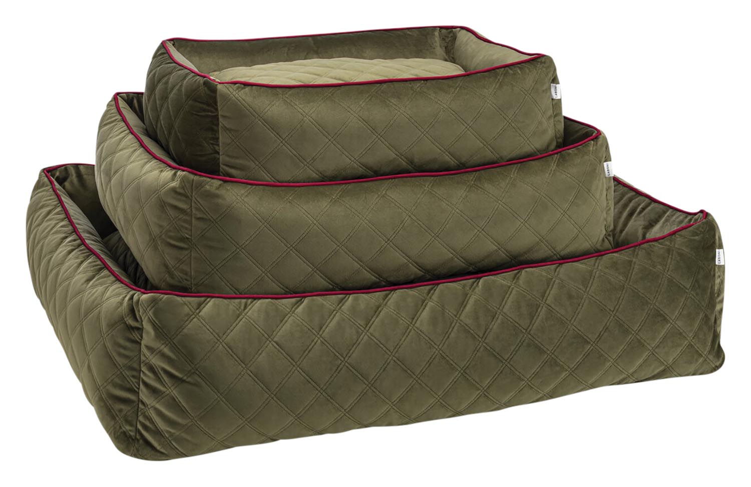 Das LABONI Hundebett Classic Oxford Olive M bietet langlebige Materialien und stilvolles Design. Perfekt für entspannte Nächte und gesunde Gelenke.