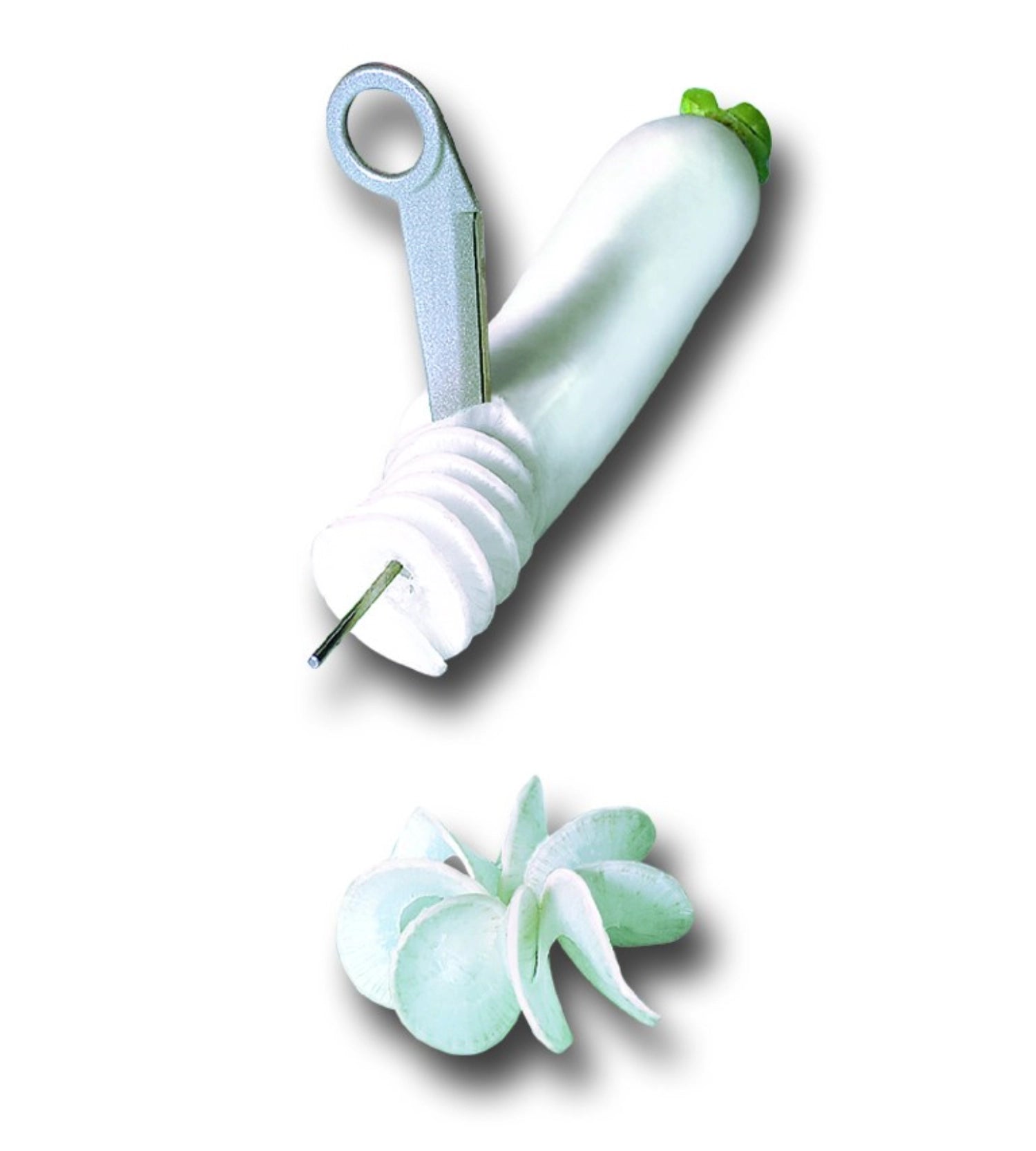 Rettichschneider Radimax von Westmark, 24x11.8x3.2cm, ideal zum präzisen Schneiden von Rettich und anderen Gemüsesorten, robust und benutzerfreundlich.
