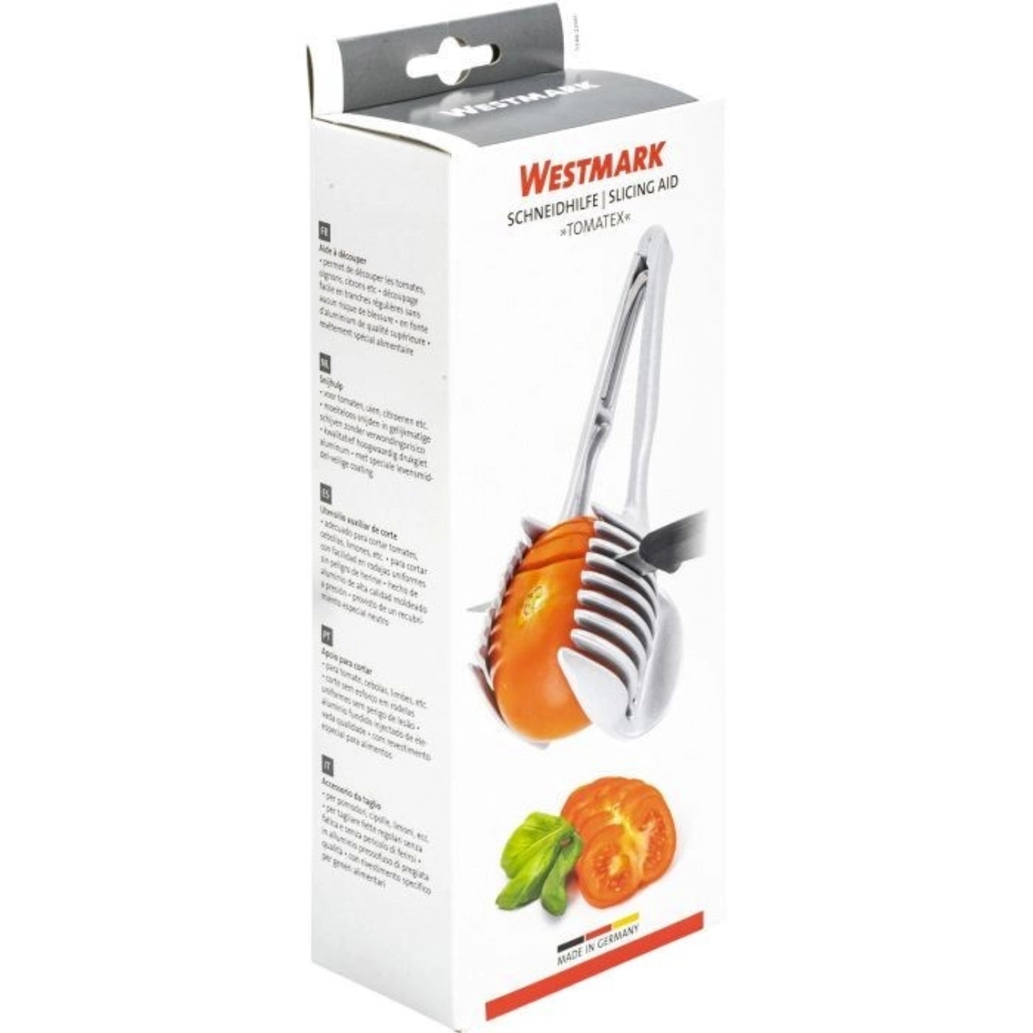 Praktische Tomatenzange Tomatex von Westmark, 22.5x8.3x4.5cm, perfekt zum Greifen und Servieren von frischen Tomaten, mit komfortablem Griff.