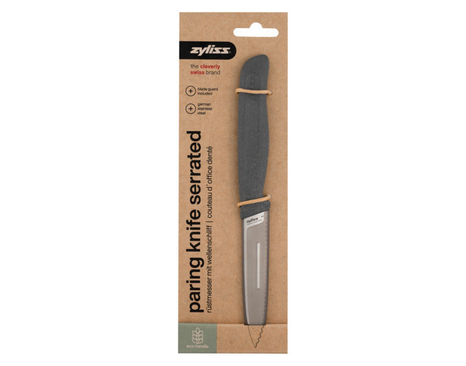 Entdecken Sie das ZYLISS Rüstmesser mit 10 cm Wellenschliff – ideal für präzises Schneiden von Obst und Gemüse. Hochwertig und vielseitig!