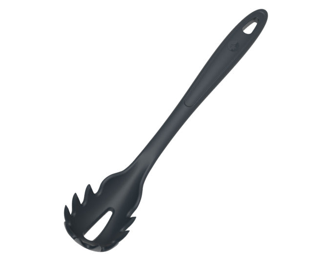 Praktischer KOCHBLUME Pastalöffel in elegantem Anthrazit, 30 cm lang, ideal zum Servieren und Anrichten von Pasta in jeder Küche.