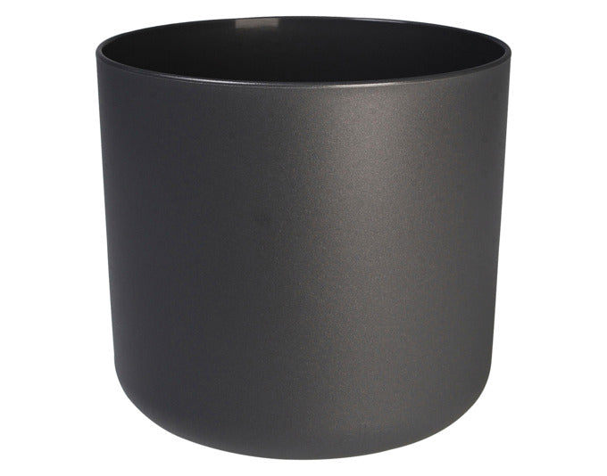 Stylischer ELHO Übertopf b.for soft in anthrazit, rund mit 35 cm Durchmesser. Perfekt für Ihre Pflanzen und als dekorativer Akzent im Innen- und Außenbereich.