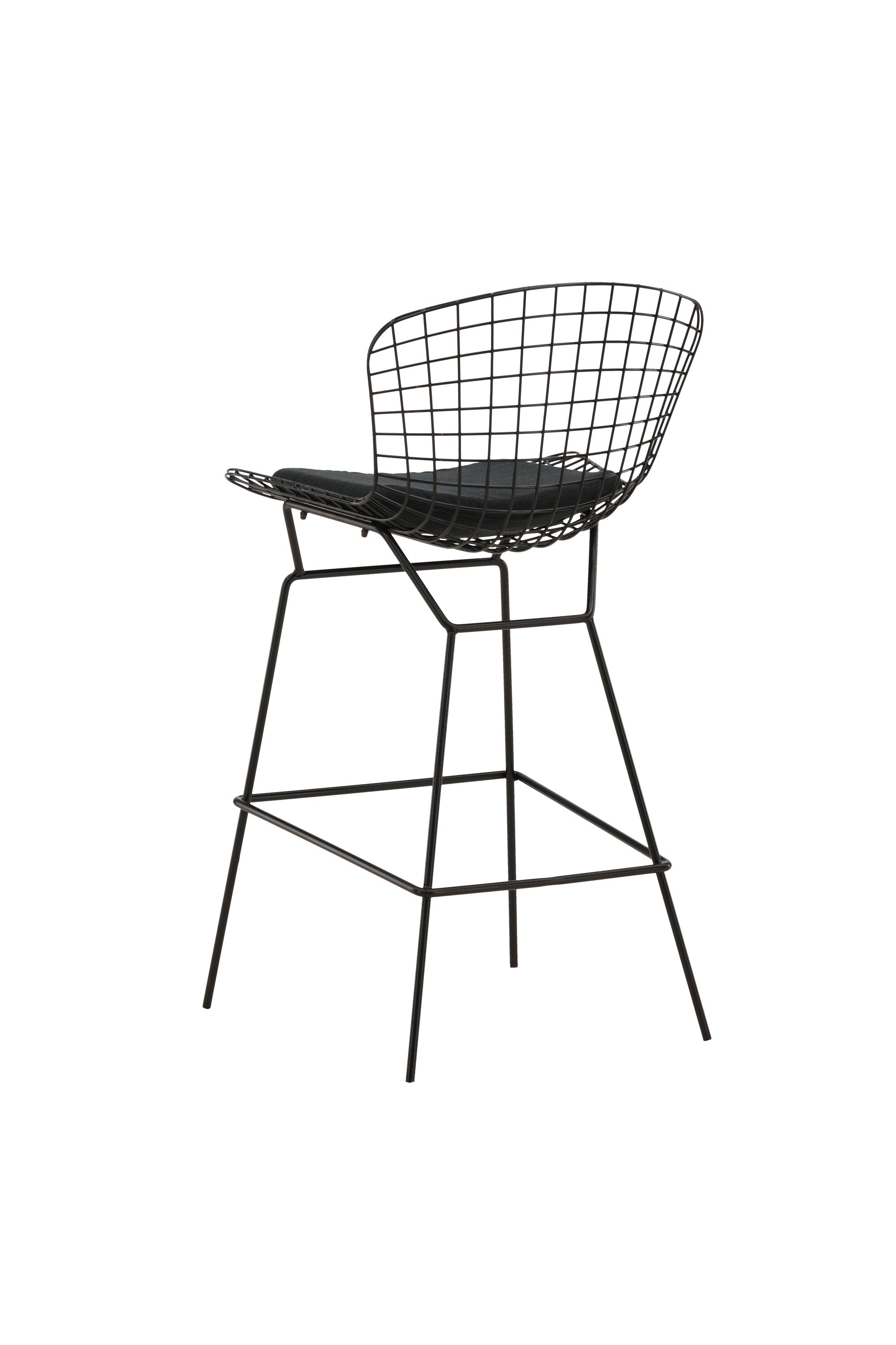 Eleganter Yuma Barstuhl in Schwarz von Venture Home, ideal für stilvolle Bars und Küchen, vereint Komfort und zeitgemäßes Design.