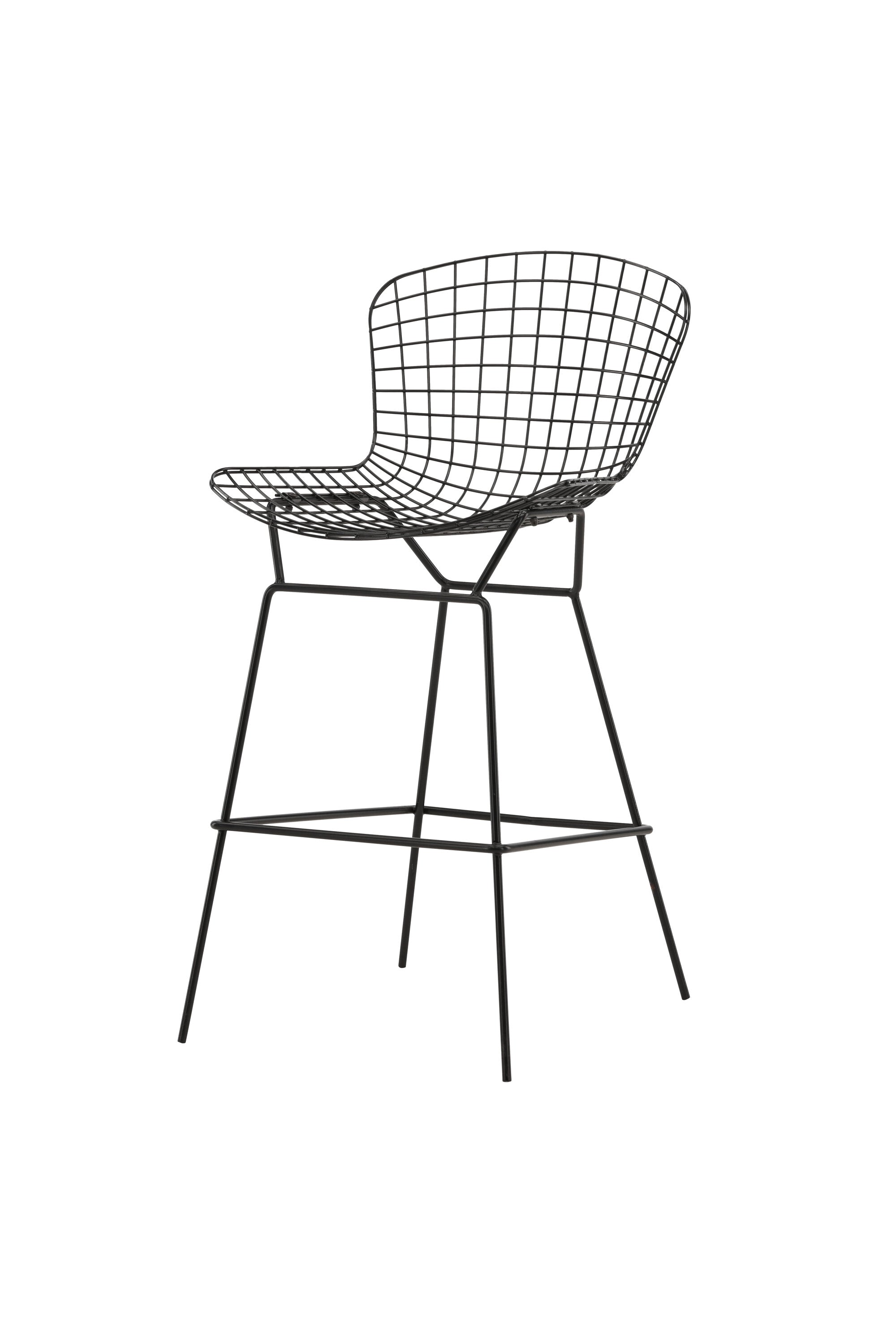 Eleganter Yuma Barstuhl in Schwarz von Venture Home, ideal für moderne Wohnräume und stilvolle Bars, präsentiert von KAQTU Design AG.
