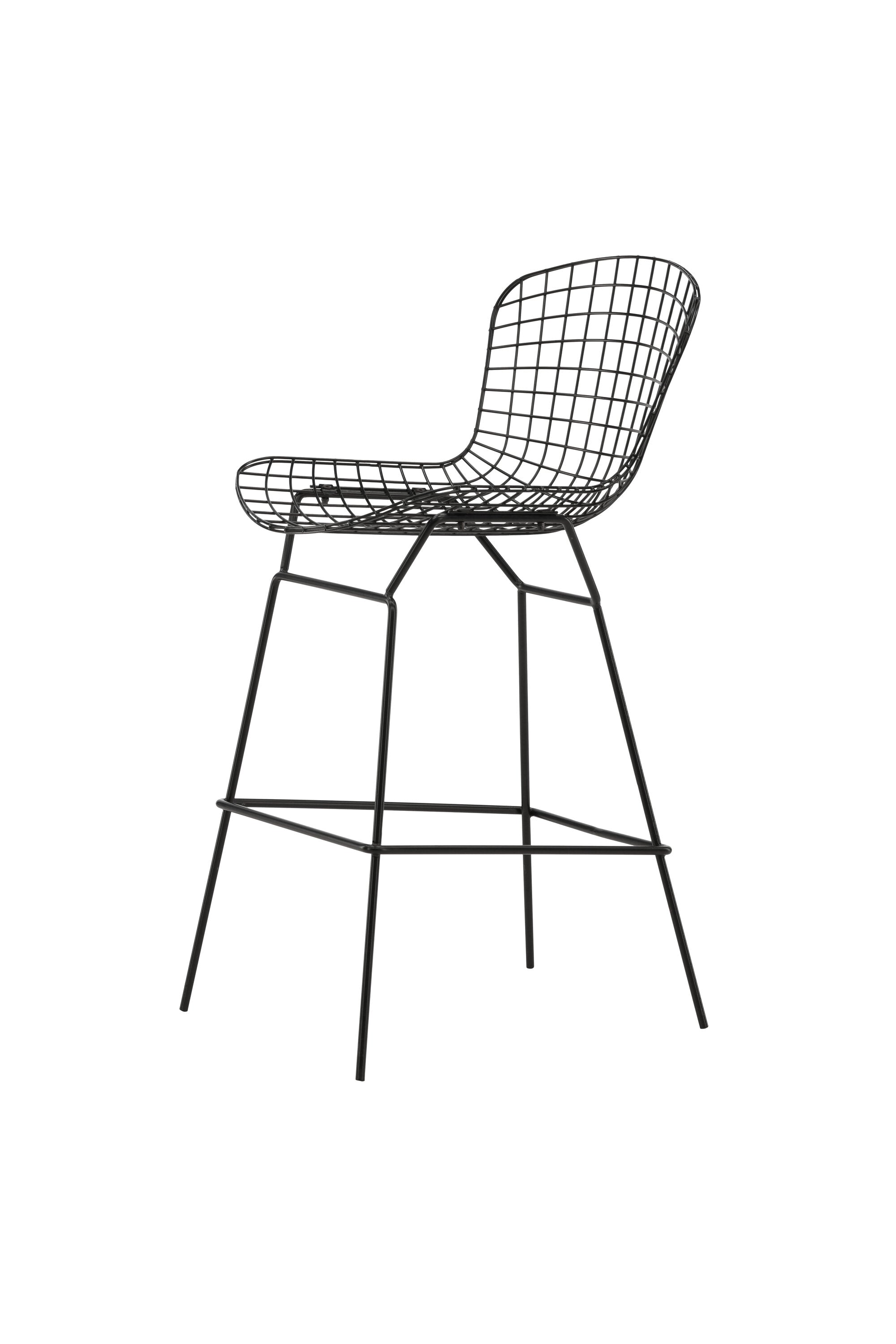 Moderner Yuma Barstuhl in Schwarz von Venture Home, perfekt für stilvolle Innenräume und gemütliche Bars, bietet Komfort und Eleganz.