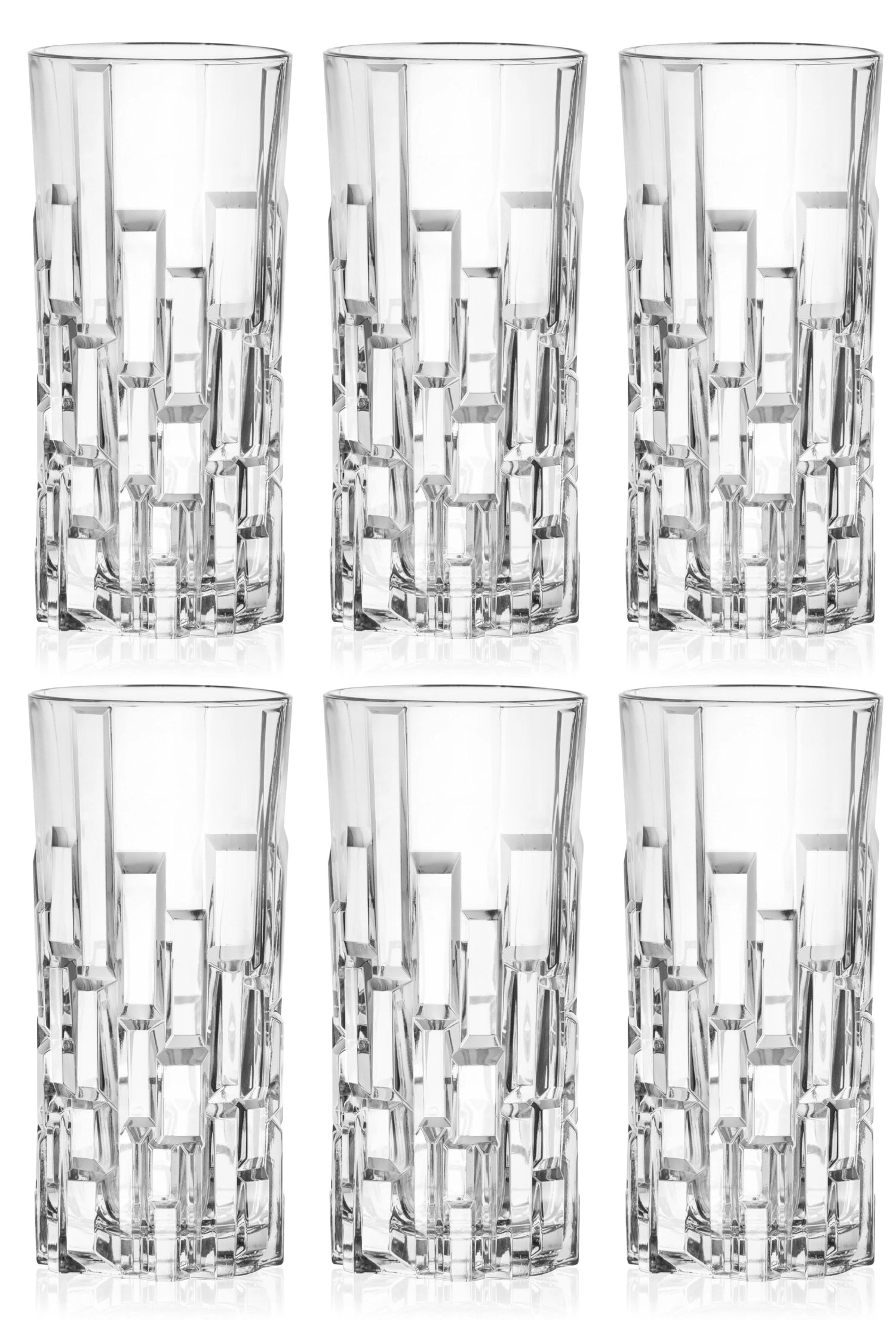 Stilvolles 6er Set Etna Hb Becher von RCR, Ø 6,9 cm, Höhe 15 cm, 34cl, perfekt für den täglichen Gebrauch oder besondere Anlässe.