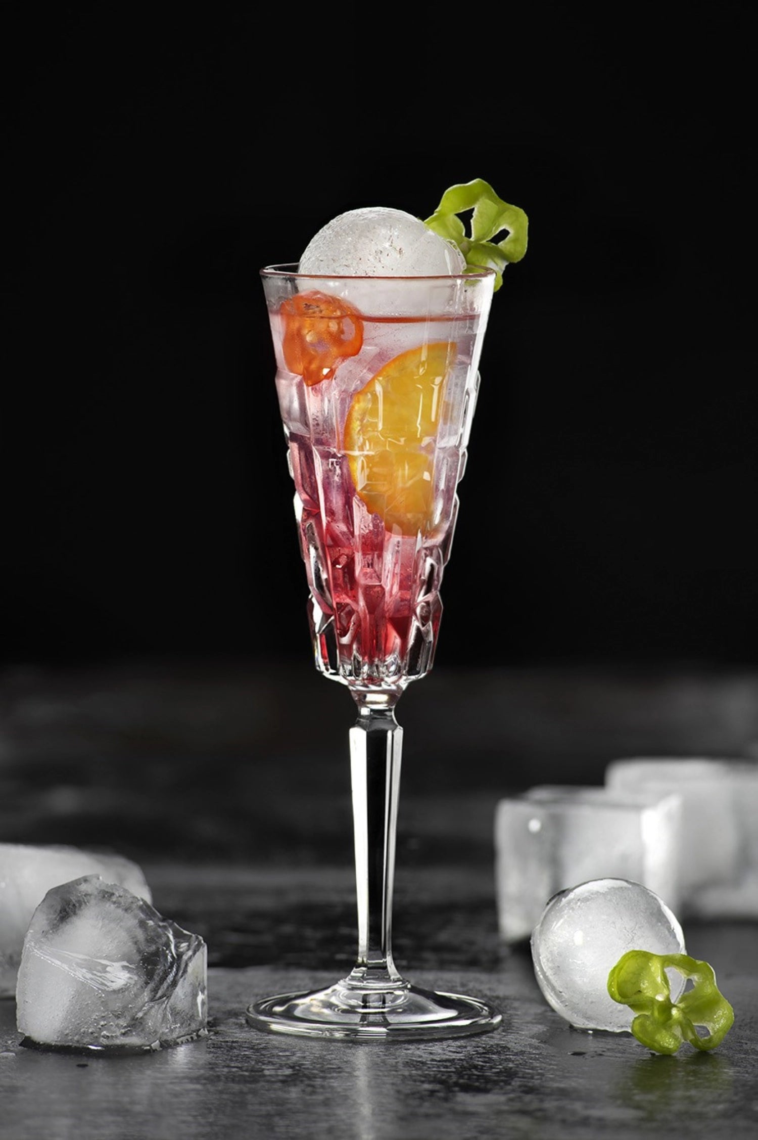 Hochwertiges 6er Set Etna Flöten von RCR, perfekt für Sekt und Champagner, mit elegantem Design und idealer Größe für besondere Anlässe.