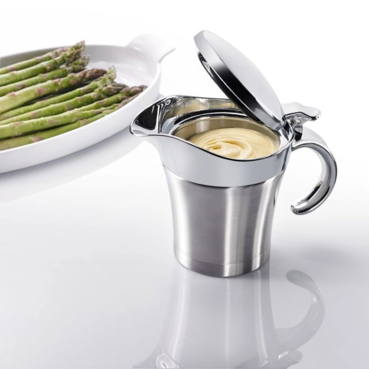 Thermo-Sauciere von Westmark, 18x11.5x14.3cm, 0.5 l, ideal zum Warmhalten von Saucen, elegant und funktional für jede Küche.