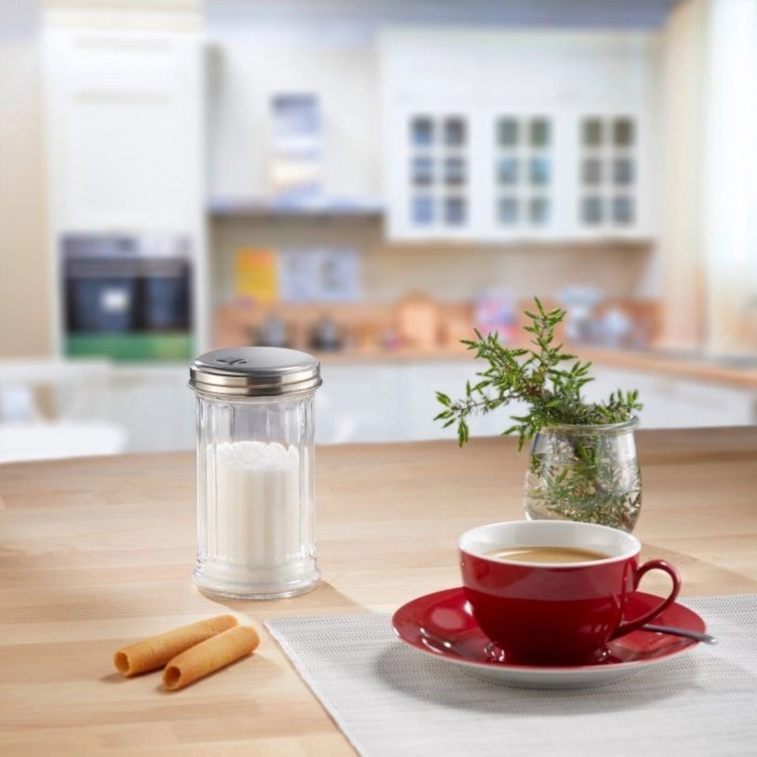 Eleganter New York Zuckerstreuer von Westmark, 300ml, ideal für die stilvolle Präsentation von Zucker in der Küche oder beim Kaffee.