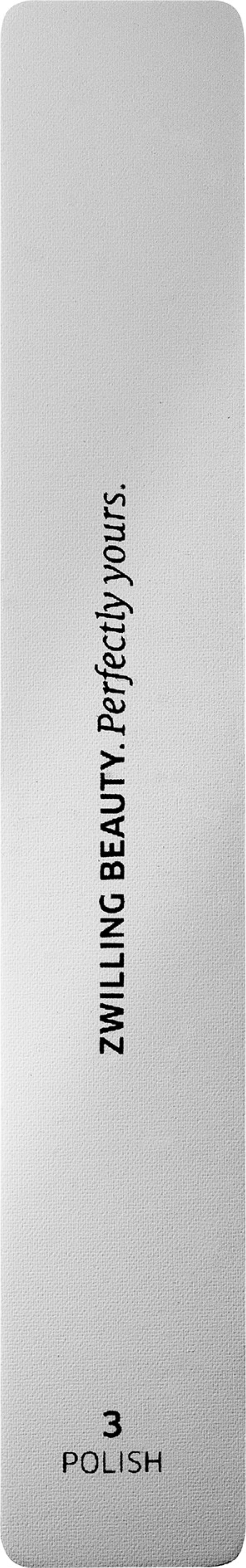 Hochwertige Polierfeile von Zwilling Beauty, 20.3x7.3 cm, für ein professionelles Finish und strahlend schöne Nägel bei Maniküre und Pediküre.