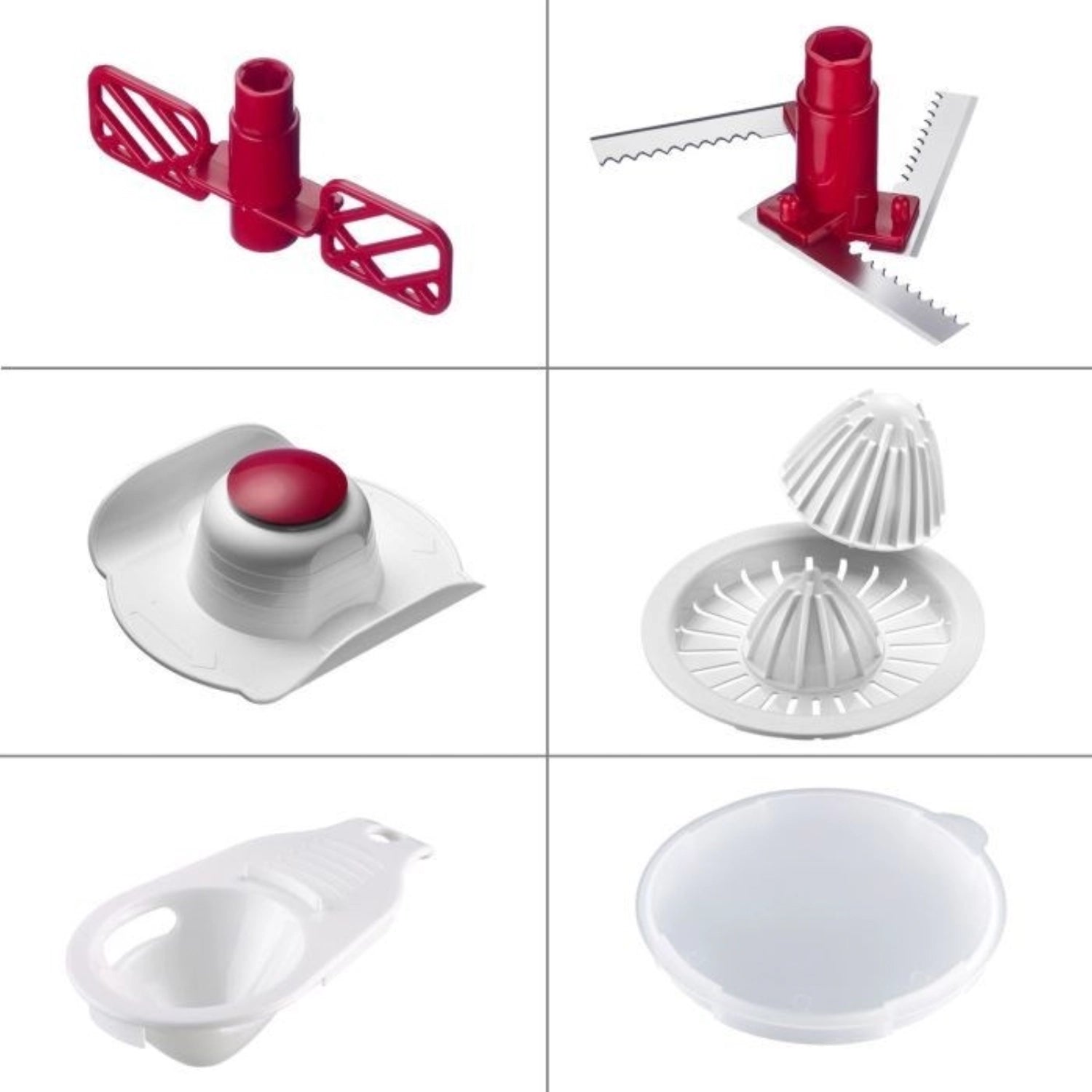 Küchenmaschine Multi-Kulti von Westmark, platzsparend und multifunktional, perfekt für effizientes Reiben und Raffeln in der Küche.