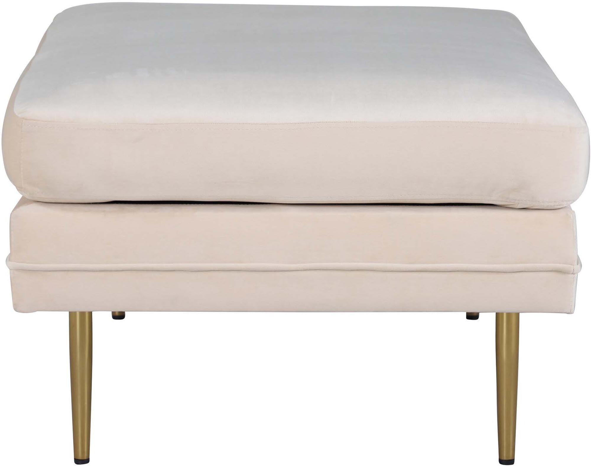 Eleganter Boom Pouf in klassischem Weiß, perfekt für stilvolle Akzente und komfortable Sitzmöglichkeiten in jedem Raum.
