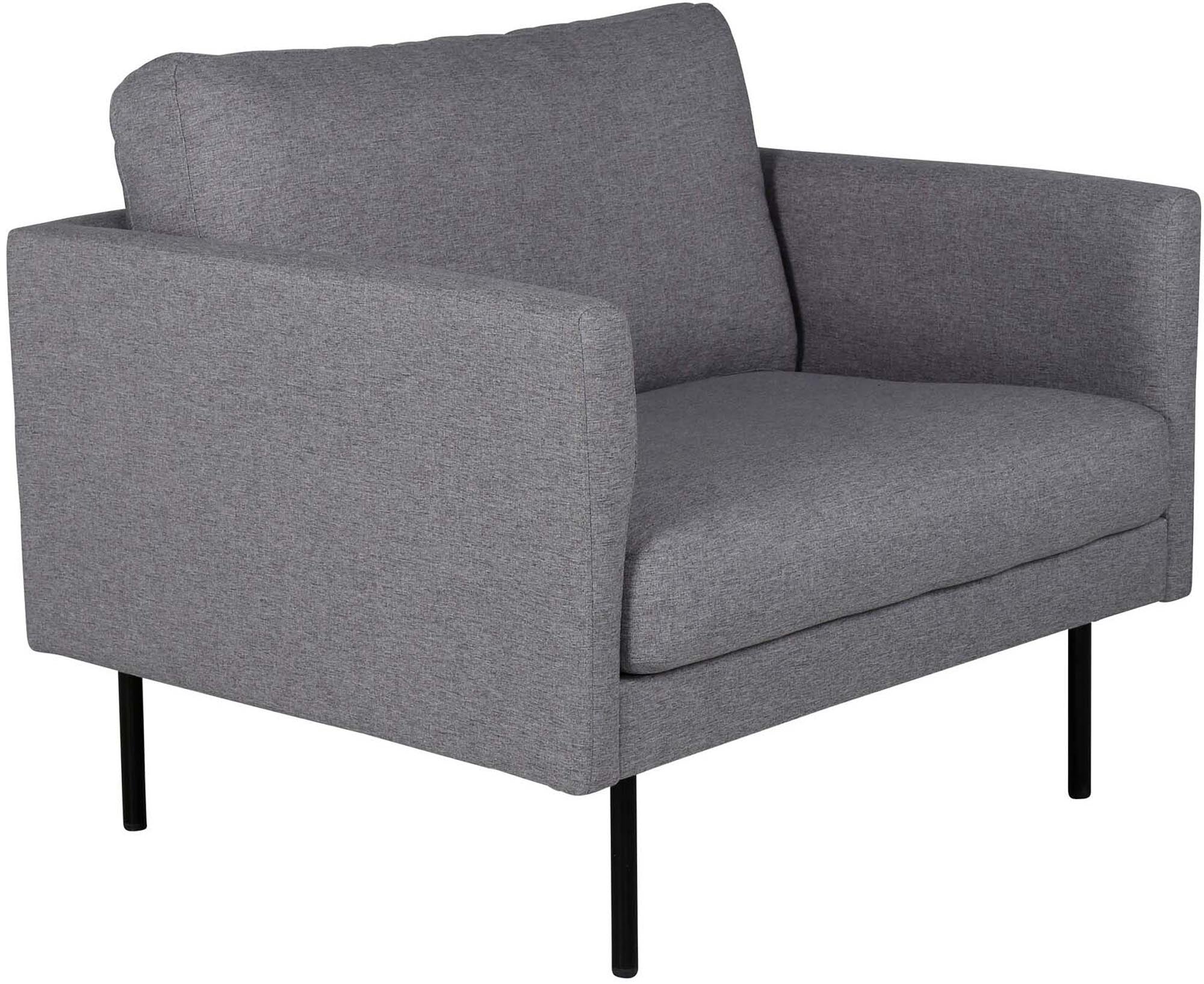 Stylischer Zoom Sessel von Venture Home, perfekt für gemütliche Abende, bietet Komfort und modernes Design mit praktischen Armlehnen.