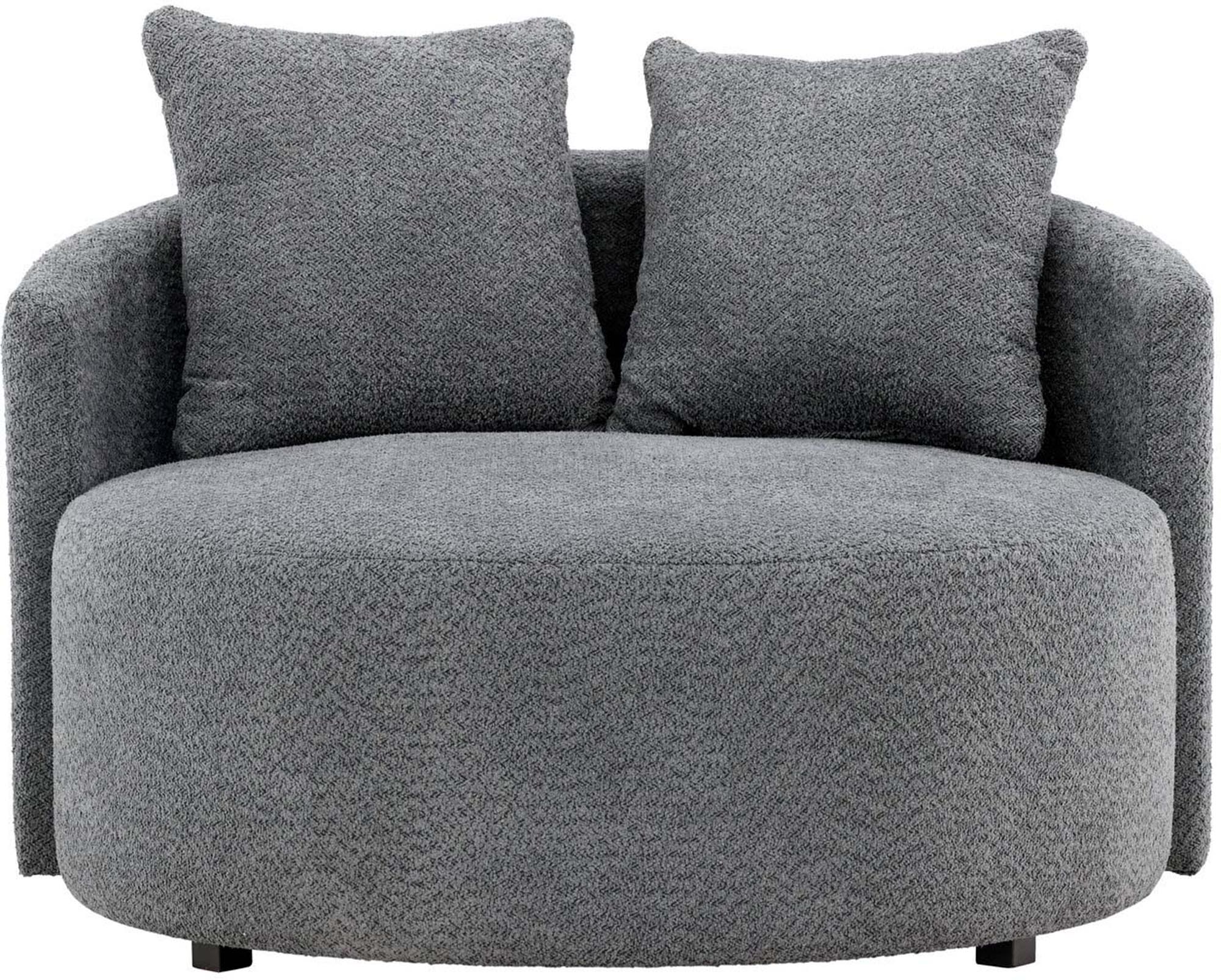 Stylisches 2-Sitzer Sofa aus weichem Teddystoff, perfekt für gemütliche Wohnräume und zeitgemäße Einrichtung.