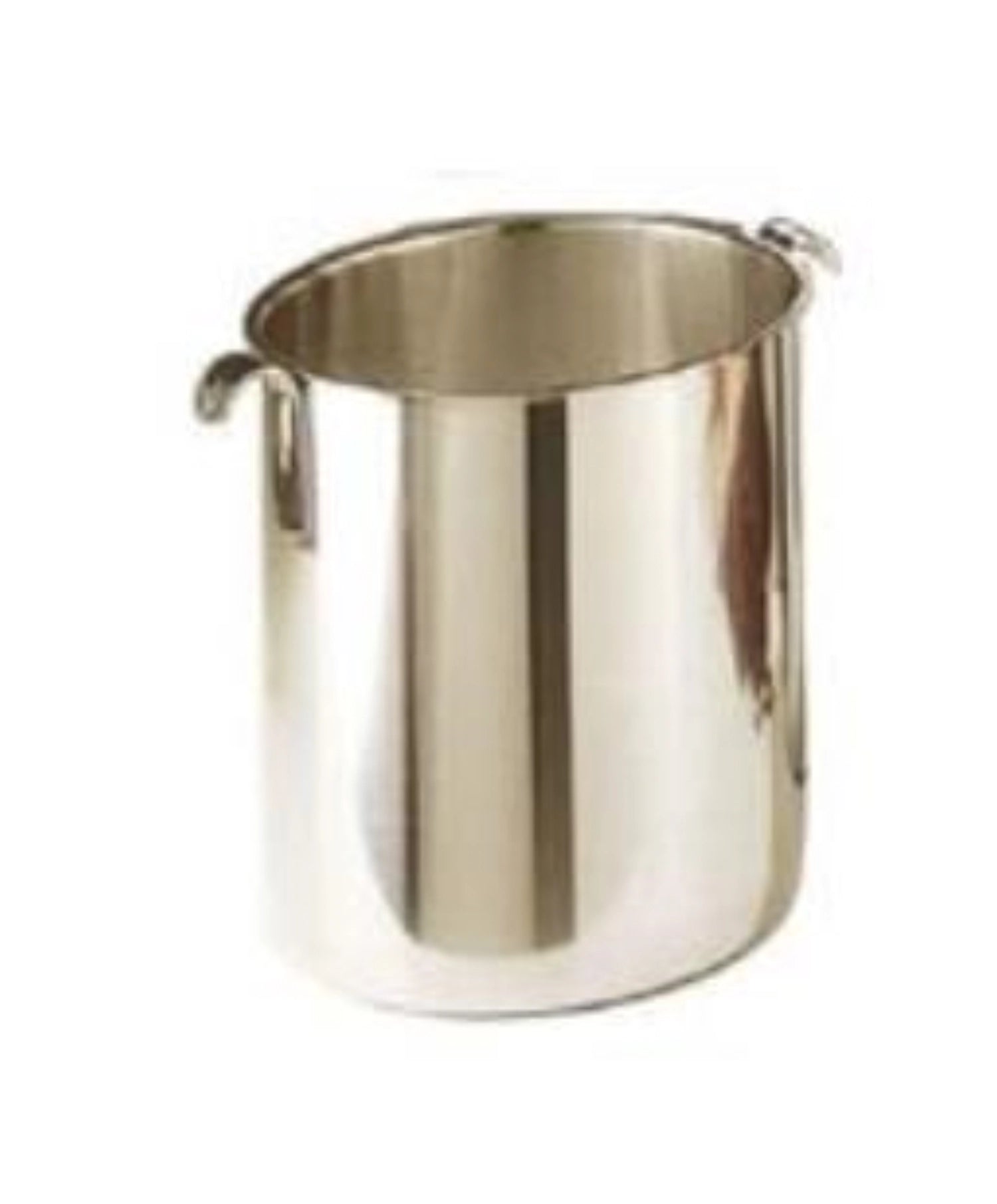 Runde Bain Marie von Amsta, 10 lt, ohne Deckel, mit praktischen Griffhaken – ideal für das sanfte Erwärmen und Servieren von Speisen.