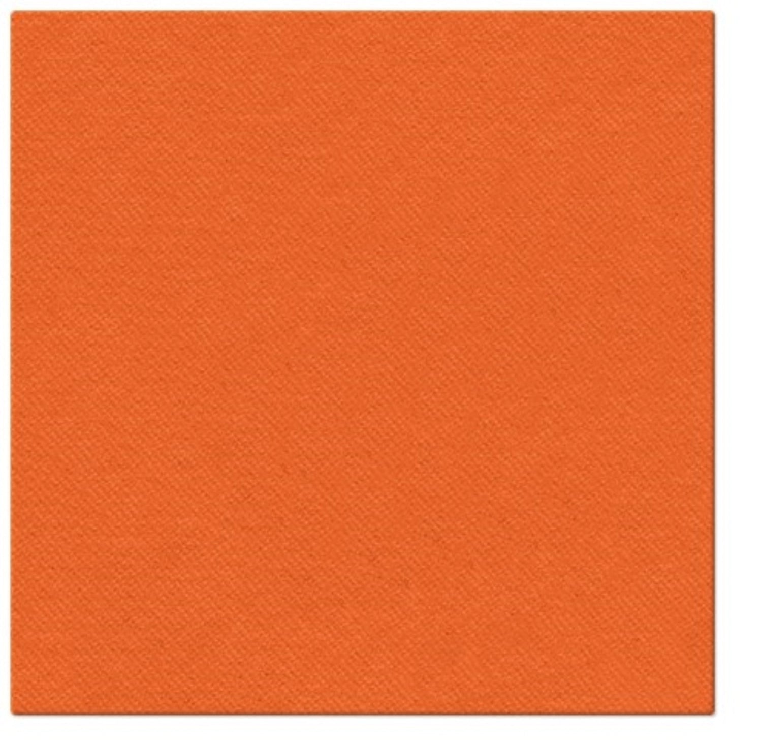 Servietten Dinner 50x Unifarbe orange, 40x40cm in Orange präsentiert im Onlineshop von KAQTU Design AG. Servietten ist von PAW