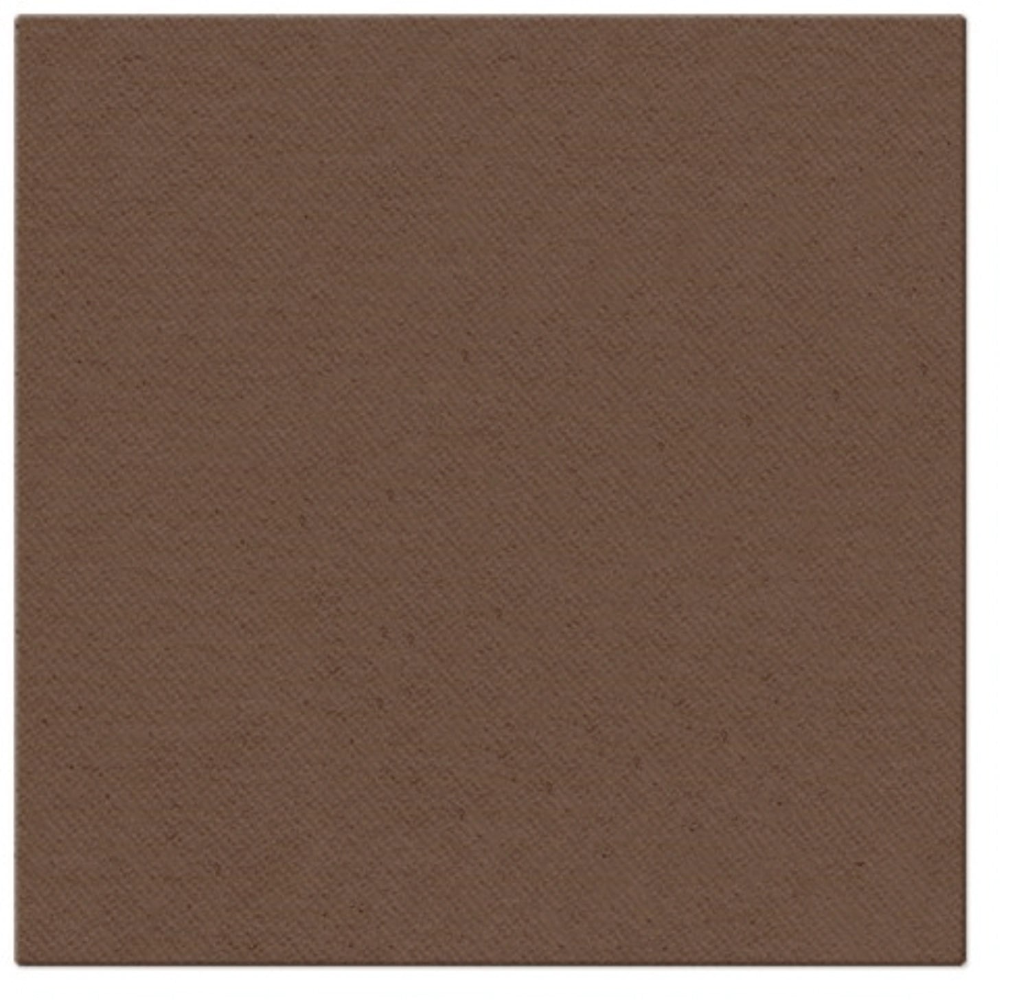 Servietten Dinner 50x Unifarbe braun, 40x40cm in Braun präsentiert im Onlineshop von KAQTU Design AG. Servietten ist von PAW