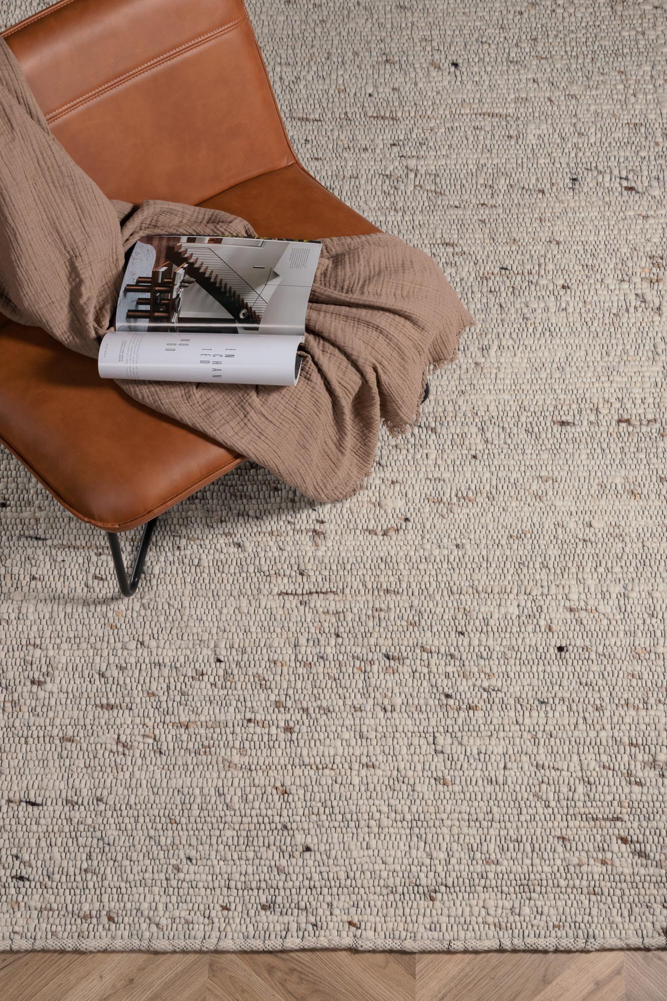 Venture Home: Stilvoller Teppich aus wiederverwendeten Textilien.